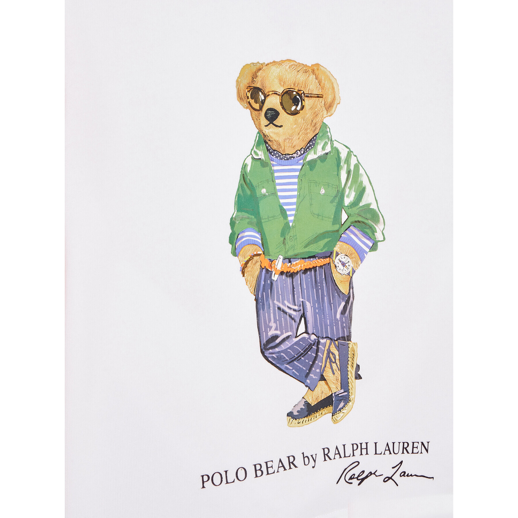 Polo Ralph Lauren Mikina 322865679001 Bílá Regular Fit - Pepit.cz