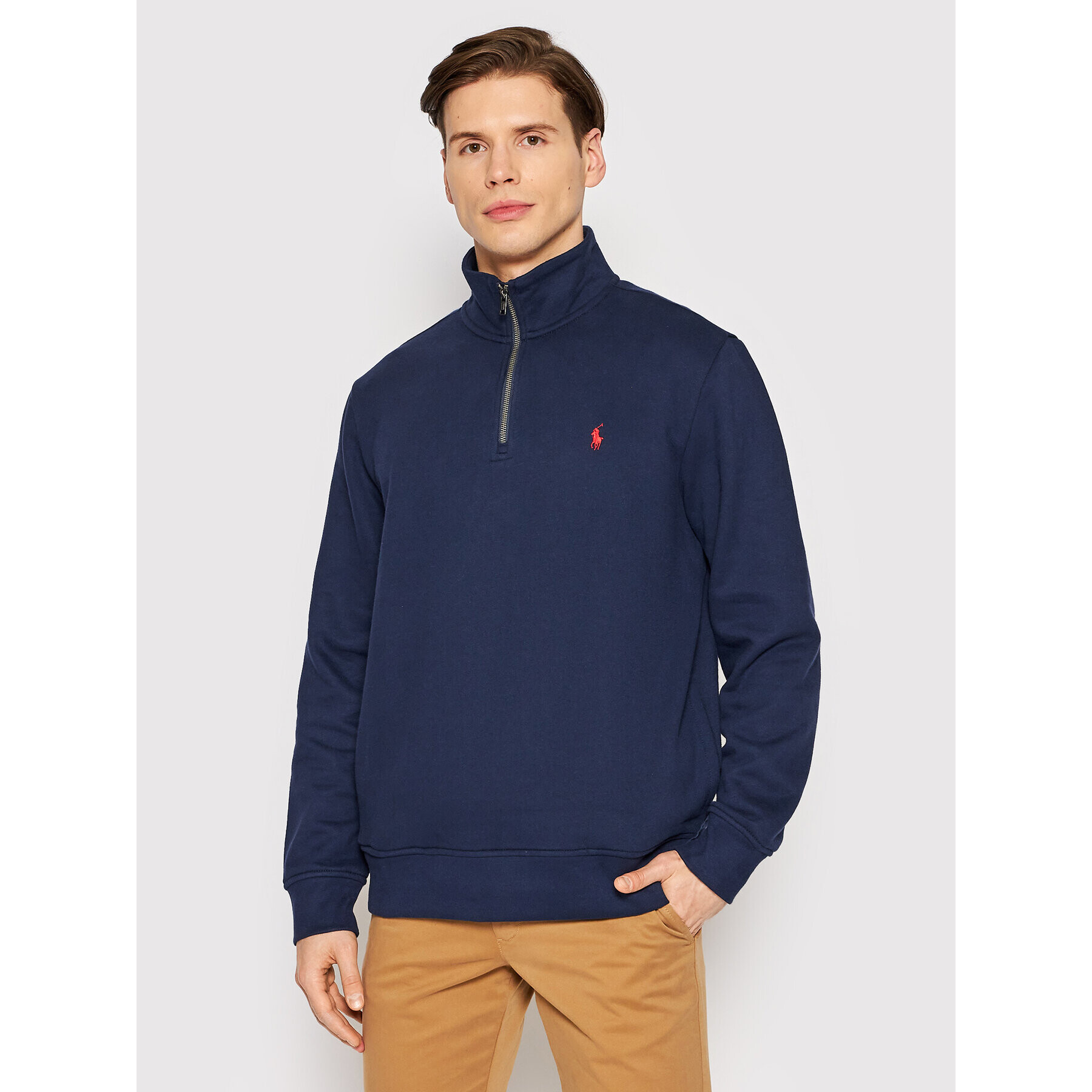 Polo Ralph Lauren Mikina 710849720003 Tmavomodrá Regular Fit - Pepit.cz