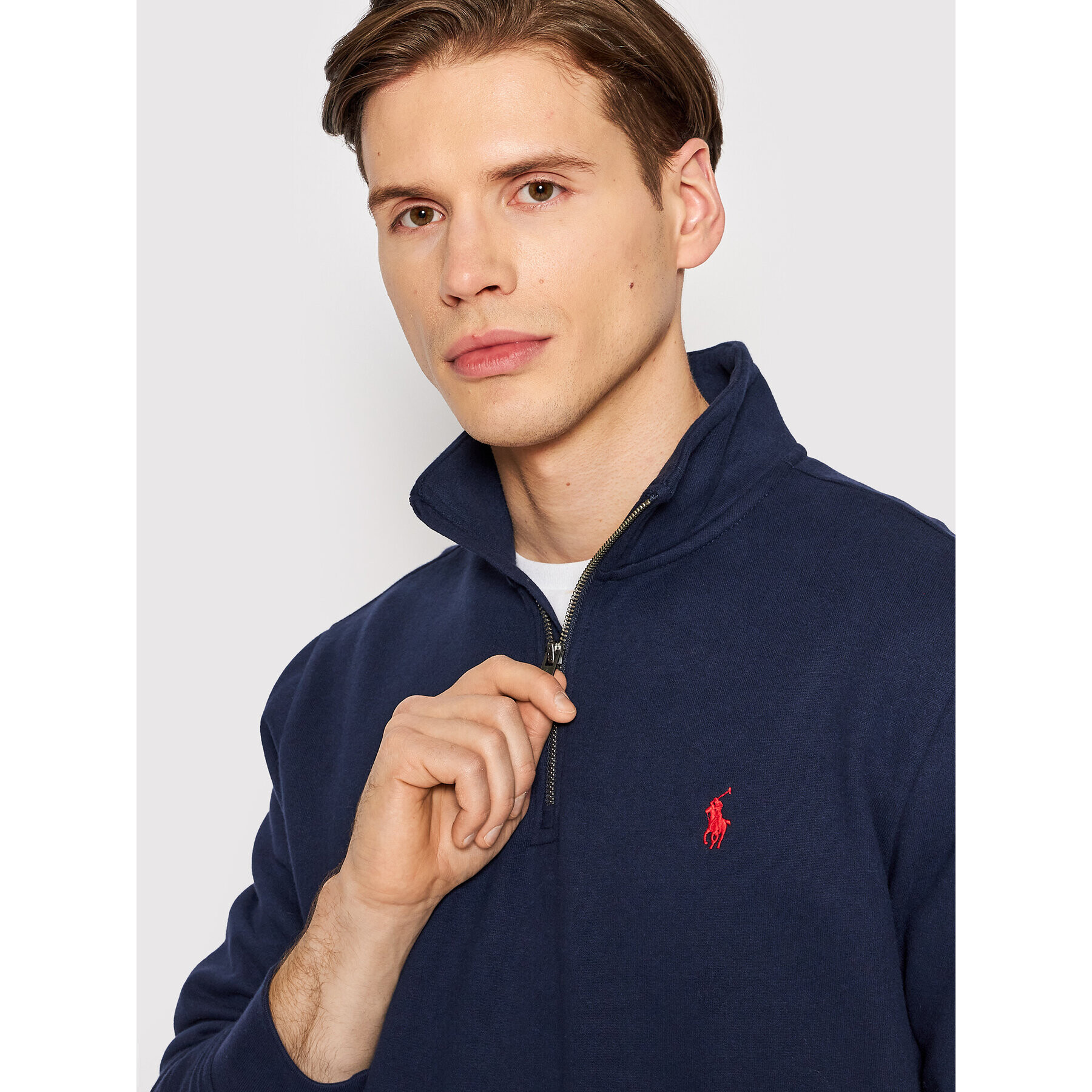 Polo Ralph Lauren Mikina 710849720003 Tmavomodrá Regular Fit - Pepit.cz