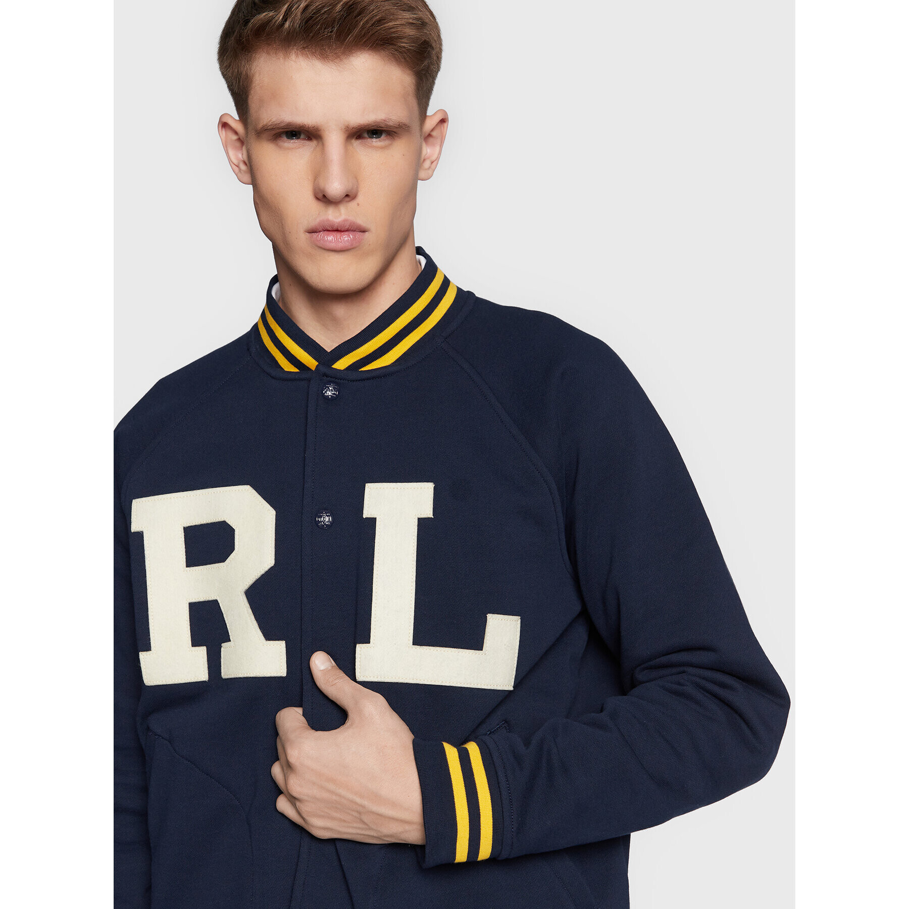 Polo Ralph Lauren Mikina 710878501001 Tmavomodrá Regular Fit - Pepit.cz