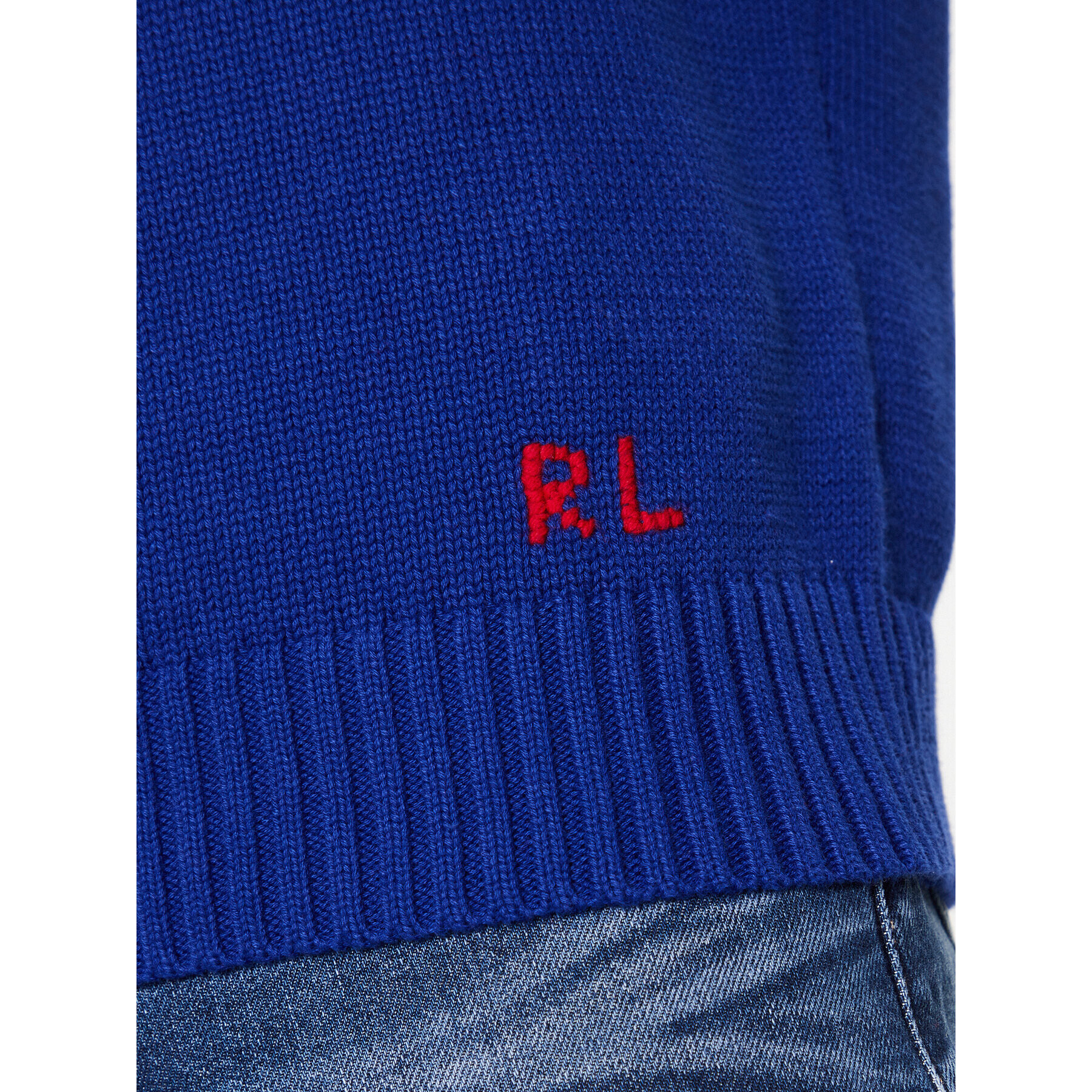 Polo Ralph Lauren Svetr 710890568001 Modrá Regular Fit - Pepit.cz