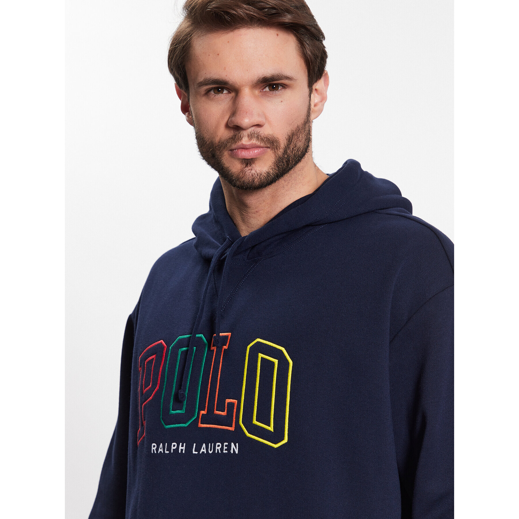 Polo Ralph Lauren Mikina 710899182001 Tmavomodrá Relaxed Fit - Pepit.cz