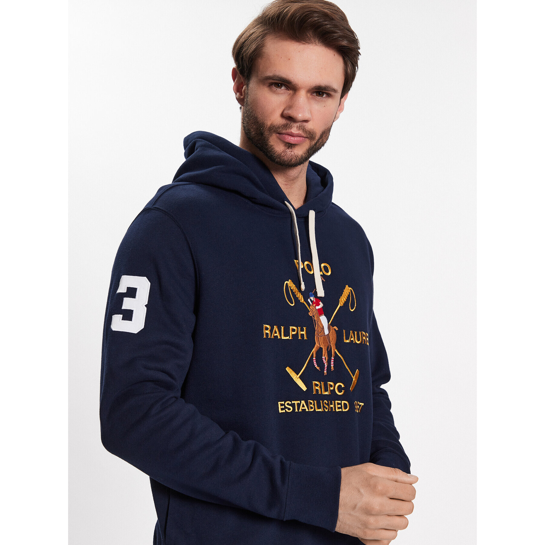 Polo Ralph Lauren Mikina 710900617001 Tmavomodrá Regular Fit - Pepit.cz