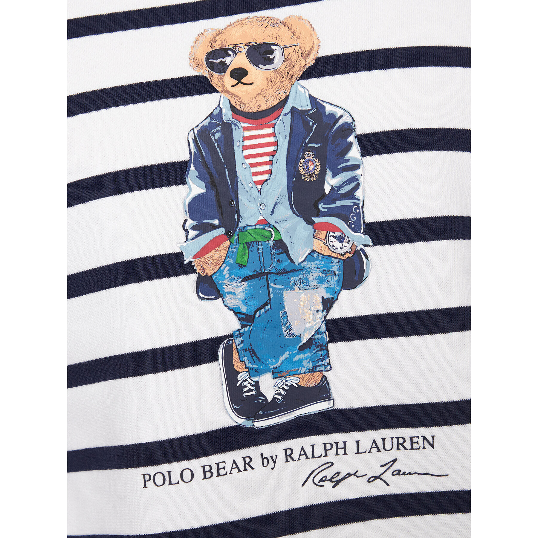 Polo Ralph Lauren Mikina 710909723001 Bílá Regular Fit - Pepit.cz