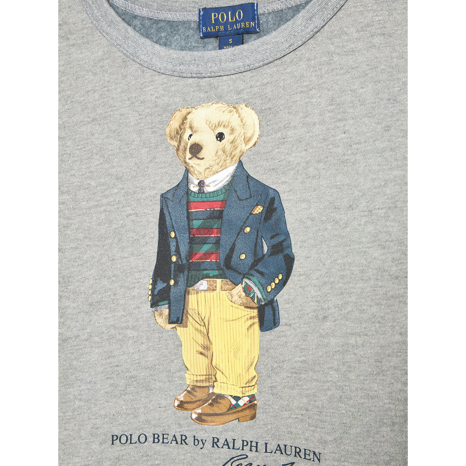 Polo Ralph Lauren Mikina Classics 322853796003 Šedá Regular Fit - Pepit.cz