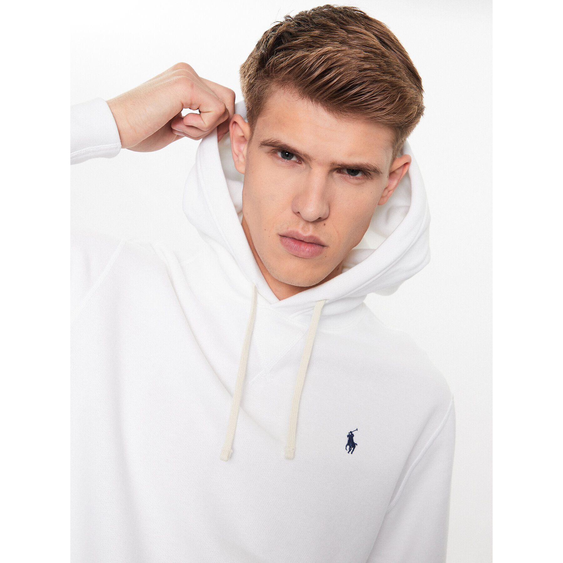 Polo Ralph Lauren Mikina Fleece 710766778009 Bílá Regular Fit - Pepit.cz