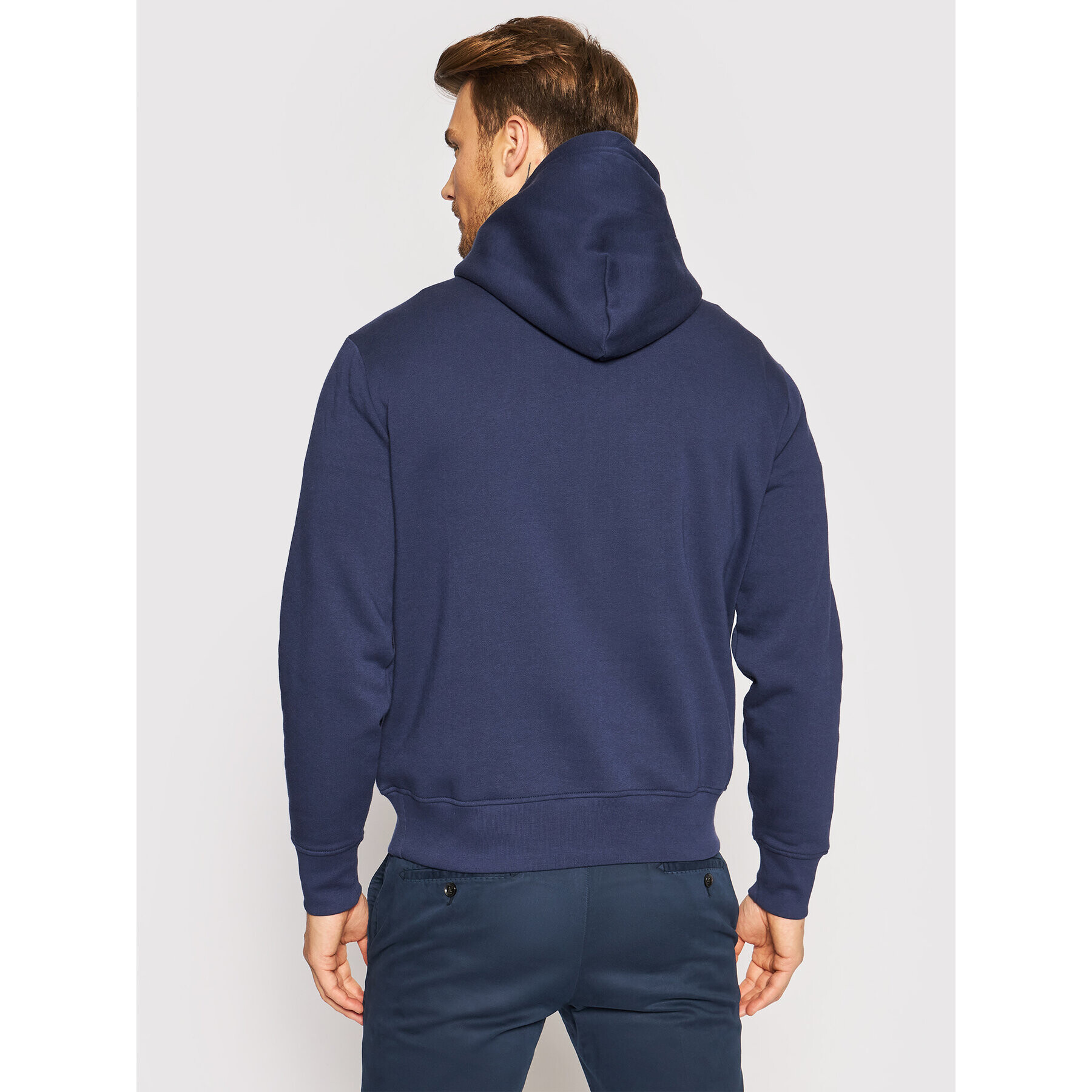 Polo Ralph Lauren Mikina Graphic Fleece 710843383001 Tmavomodrá Regular Fit - Pepit.cz