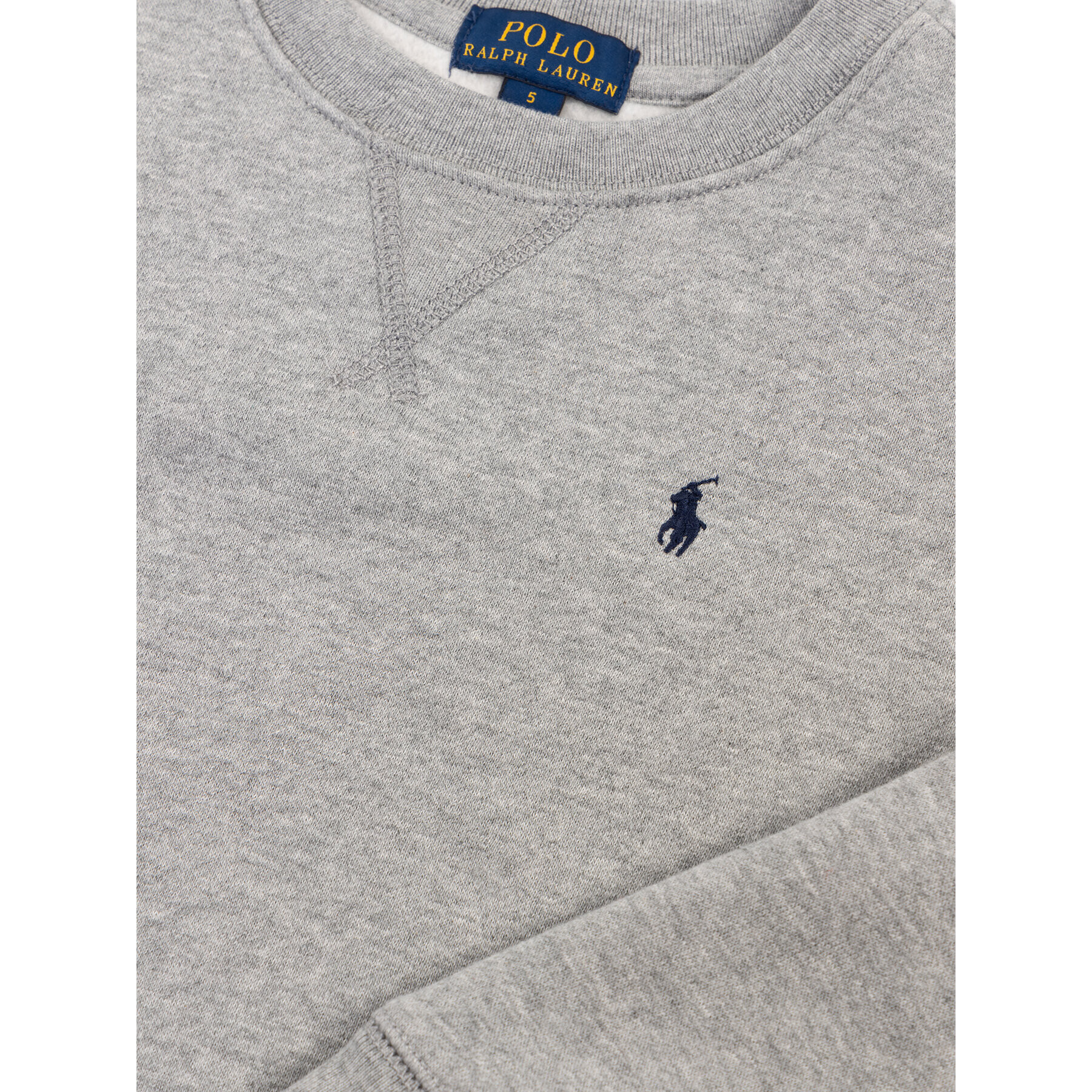 Polo Ralph Lauren Mikina Logo Embroidery 321772102 Šedá Regular Fit - Pepit.cz