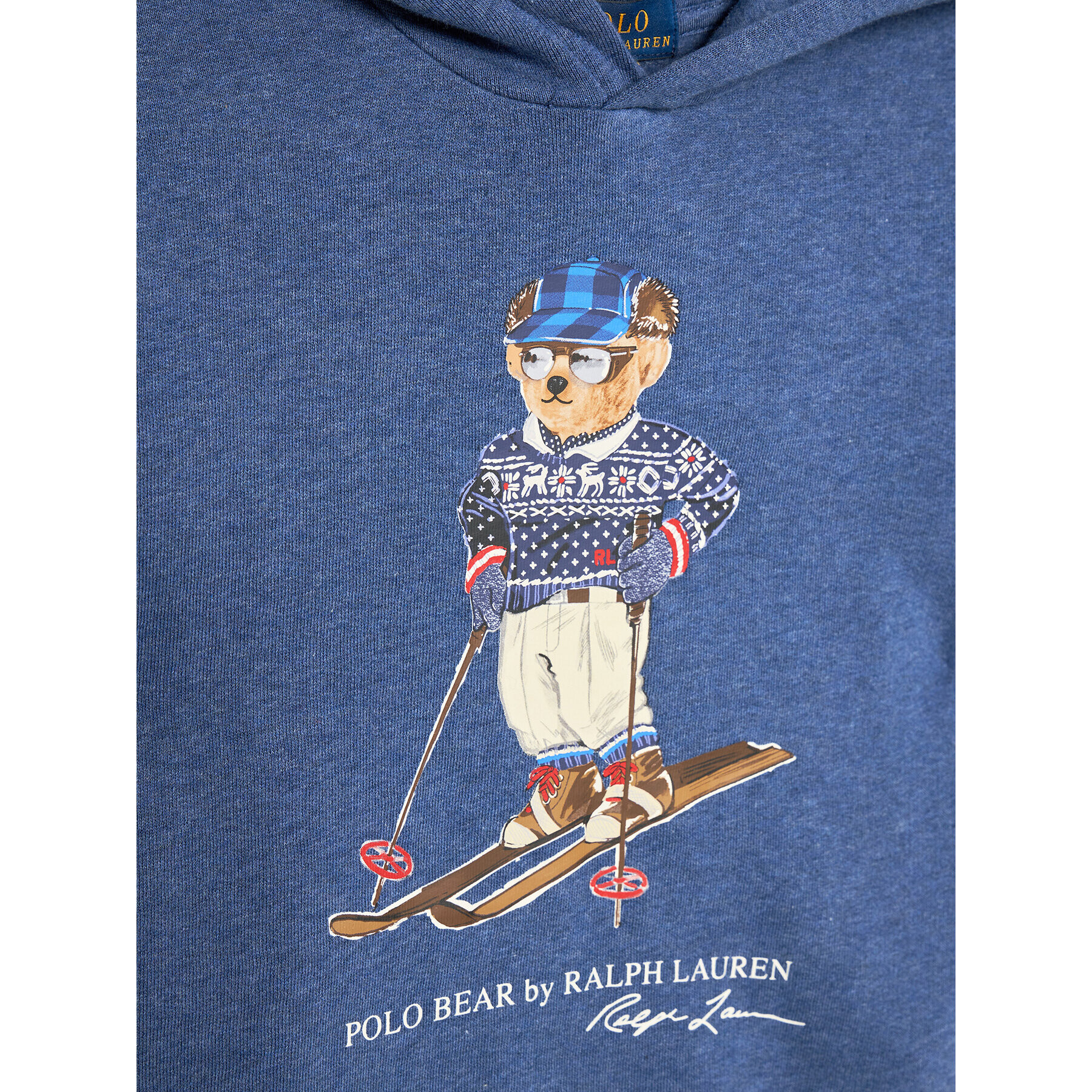 Polo Ralph Lauren Mikina Lspohood 322853823001 Modrá Regular Fit - Pepit.cz