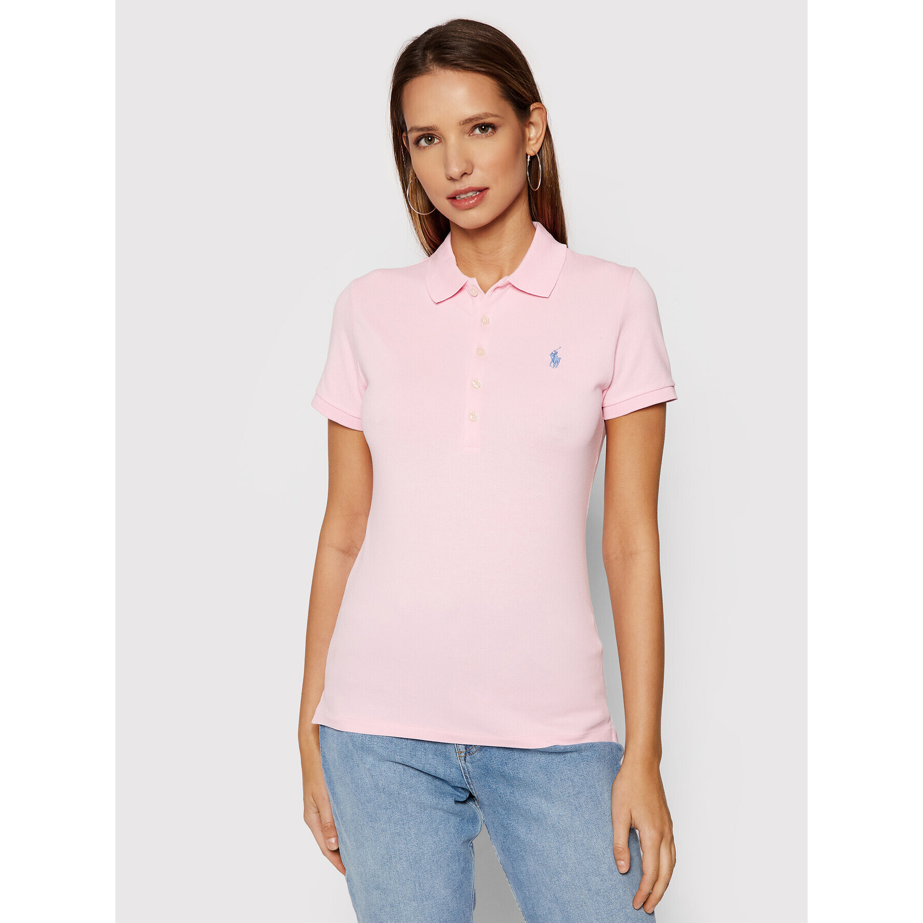 Polo Ralph Lauren Polokošile 211505654069 Růžová Slim Fit - Pepit.cz