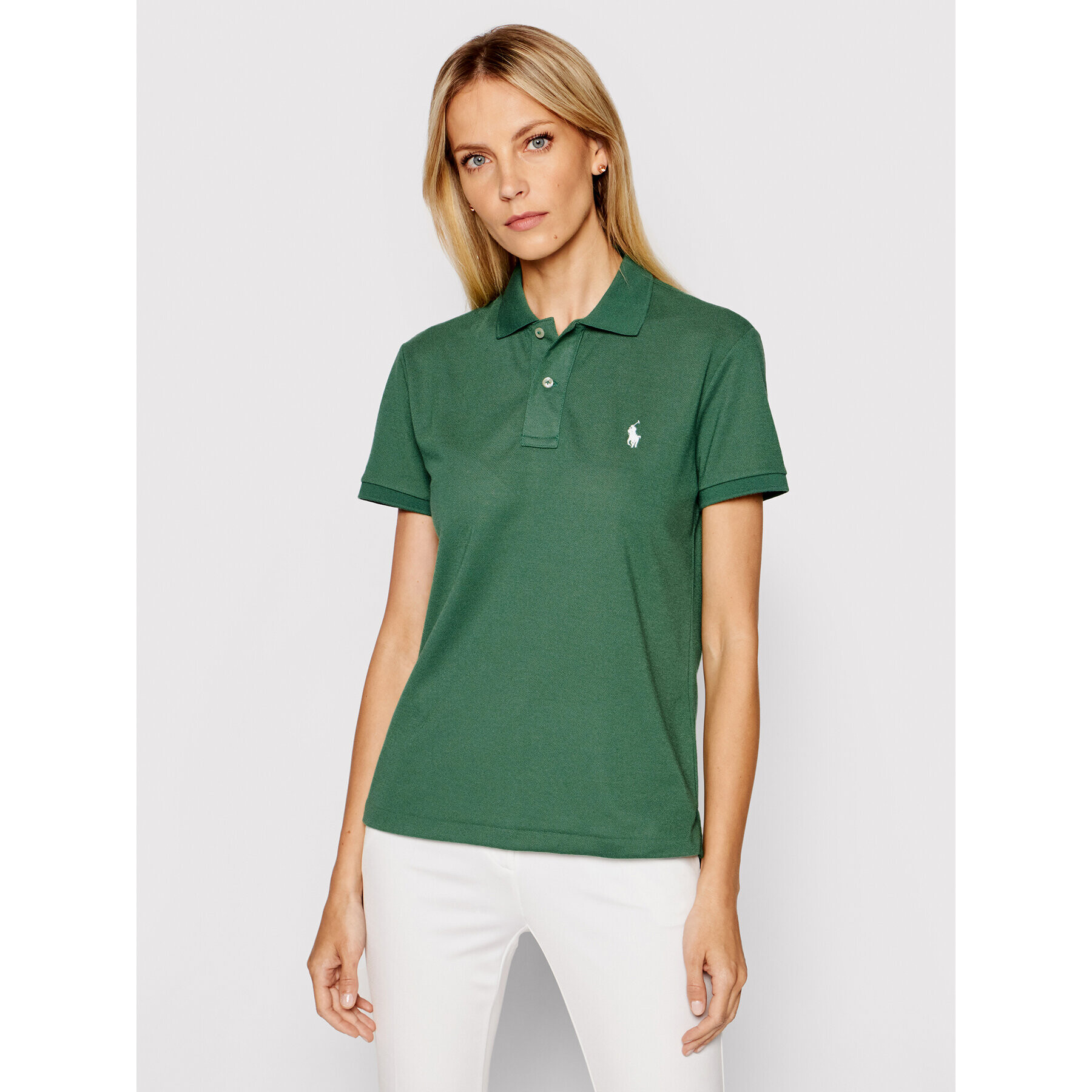 Polo Ralph Lauren Polokošile 211806666002 Zelená Classic Fit - Pepit.cz