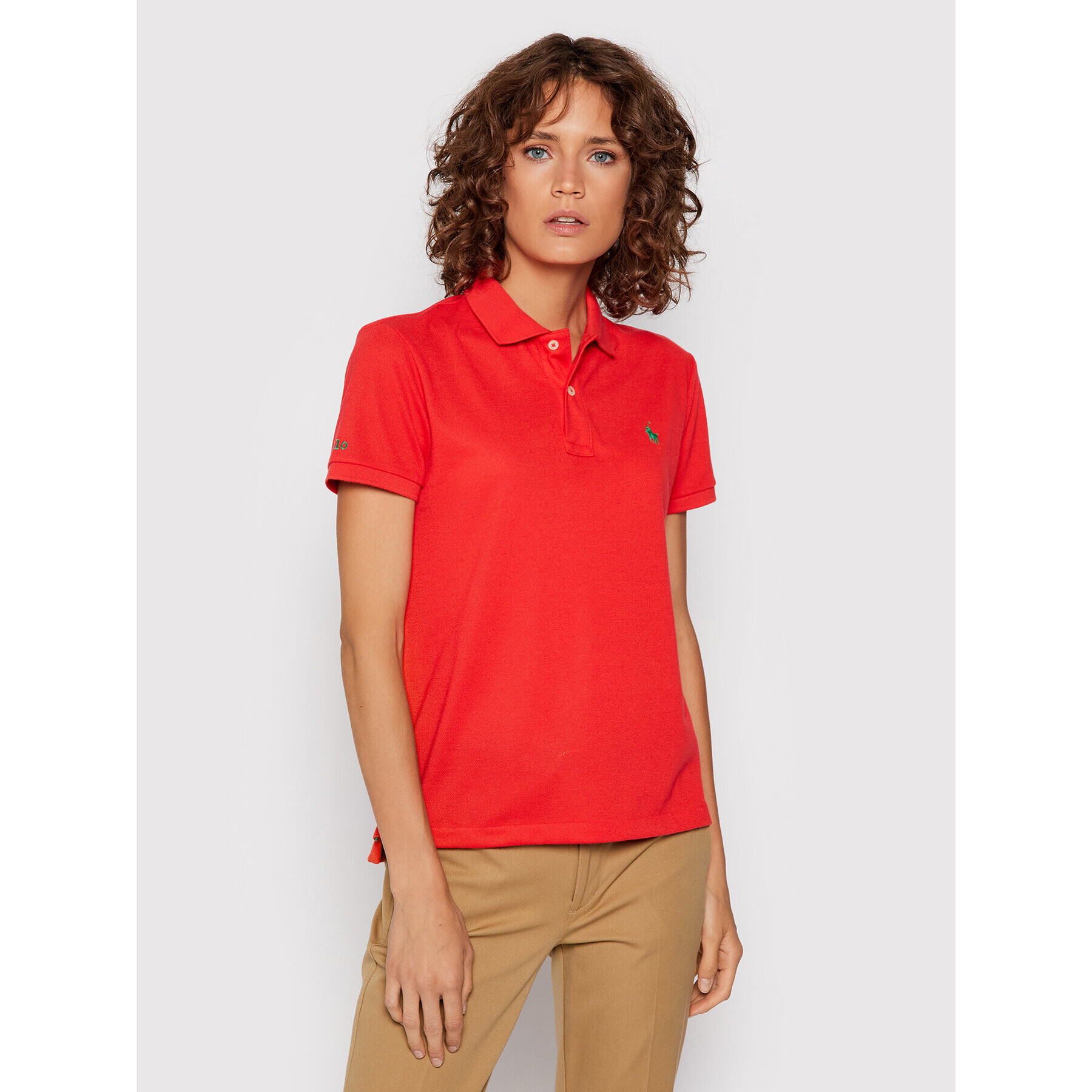 Polo Ralph Lauren Polokošile 211806666011 Červená Classic Fit - Pepit.cz