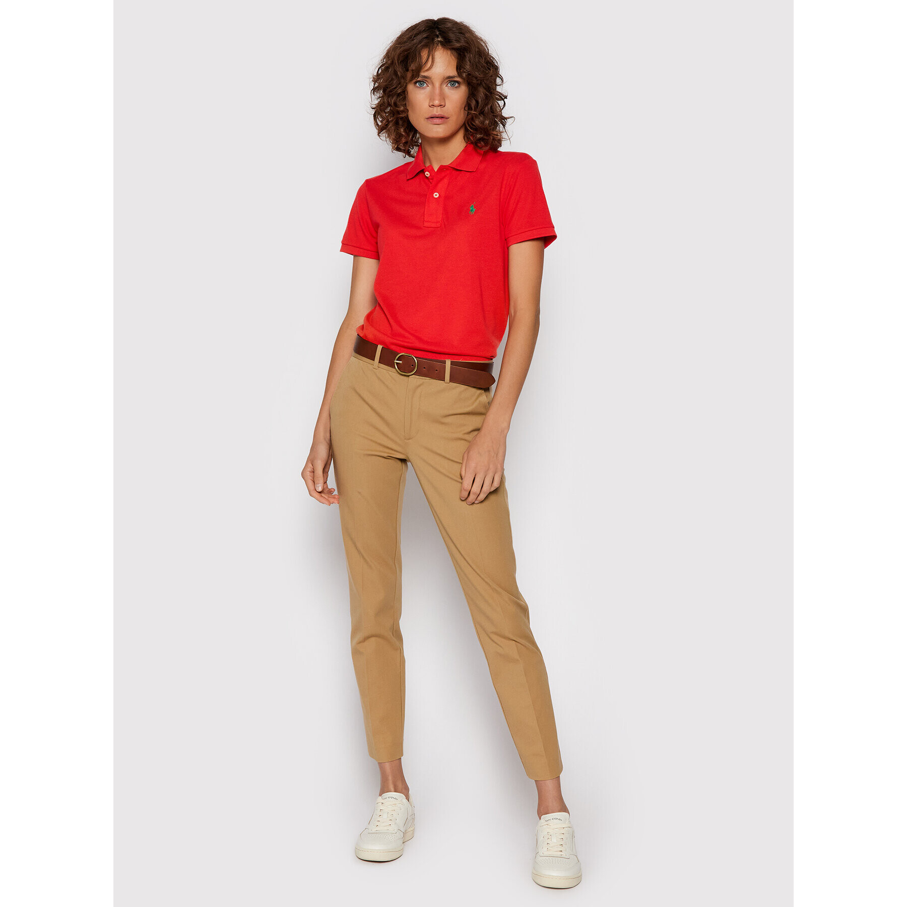 Polo Ralph Lauren Polokošile 211806666011 Červená Classic Fit - Pepit.cz