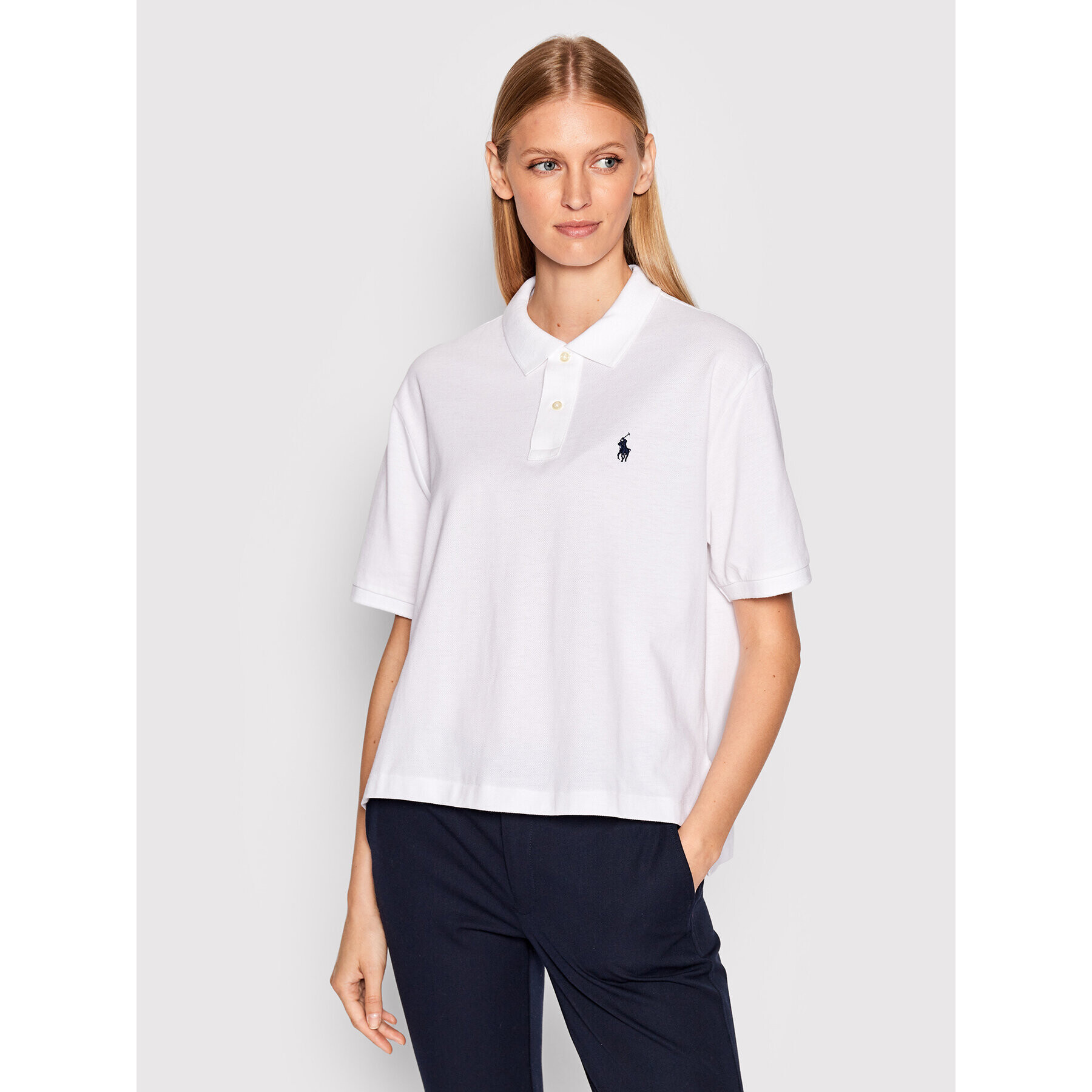 Polo Ralph Lauren Polokošile 211863280002 Bílá Relaxed Fit - Pepit.cz