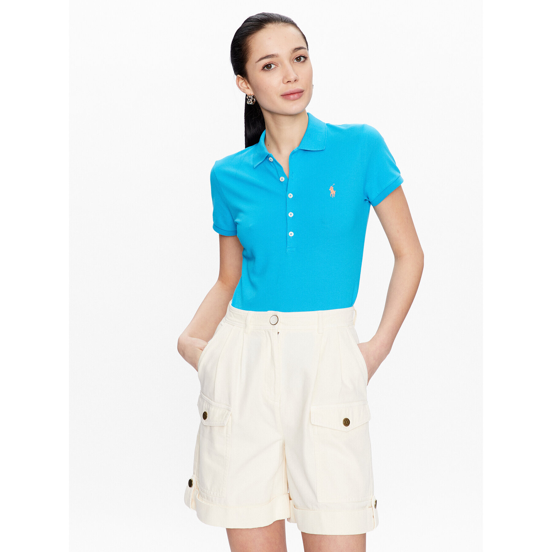 Polo Ralph Lauren Polokošile 211870245010 Modrá Slim Fit - Pepit.cz