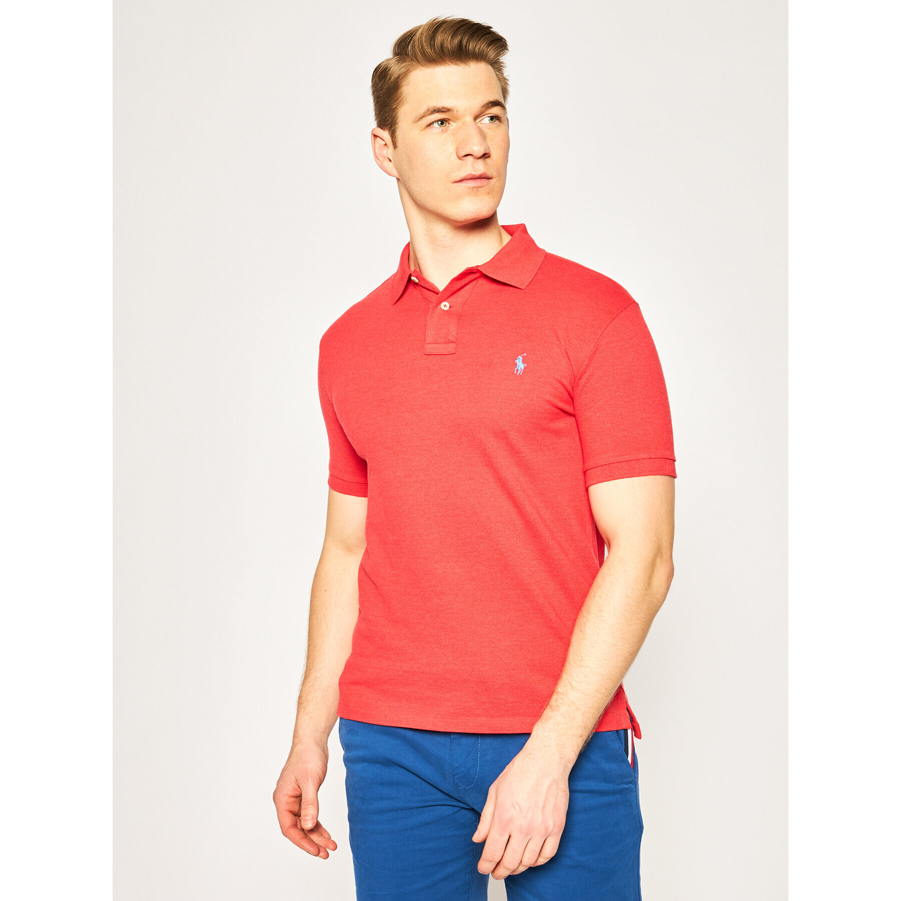 Polo Ralph Lauren Polokošile 710536856 Červená Slim Fit - Pepit.cz