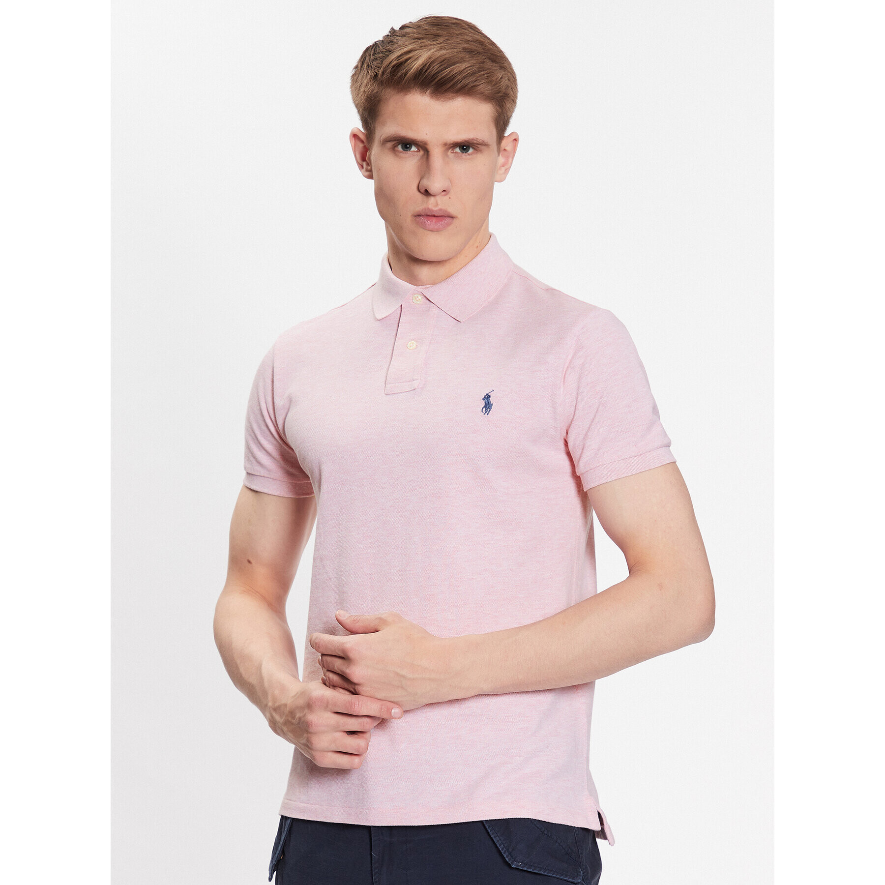 Polo Ralph Lauren Polokošile 710536856314 Růžová Slim Fit - Pepit.cz