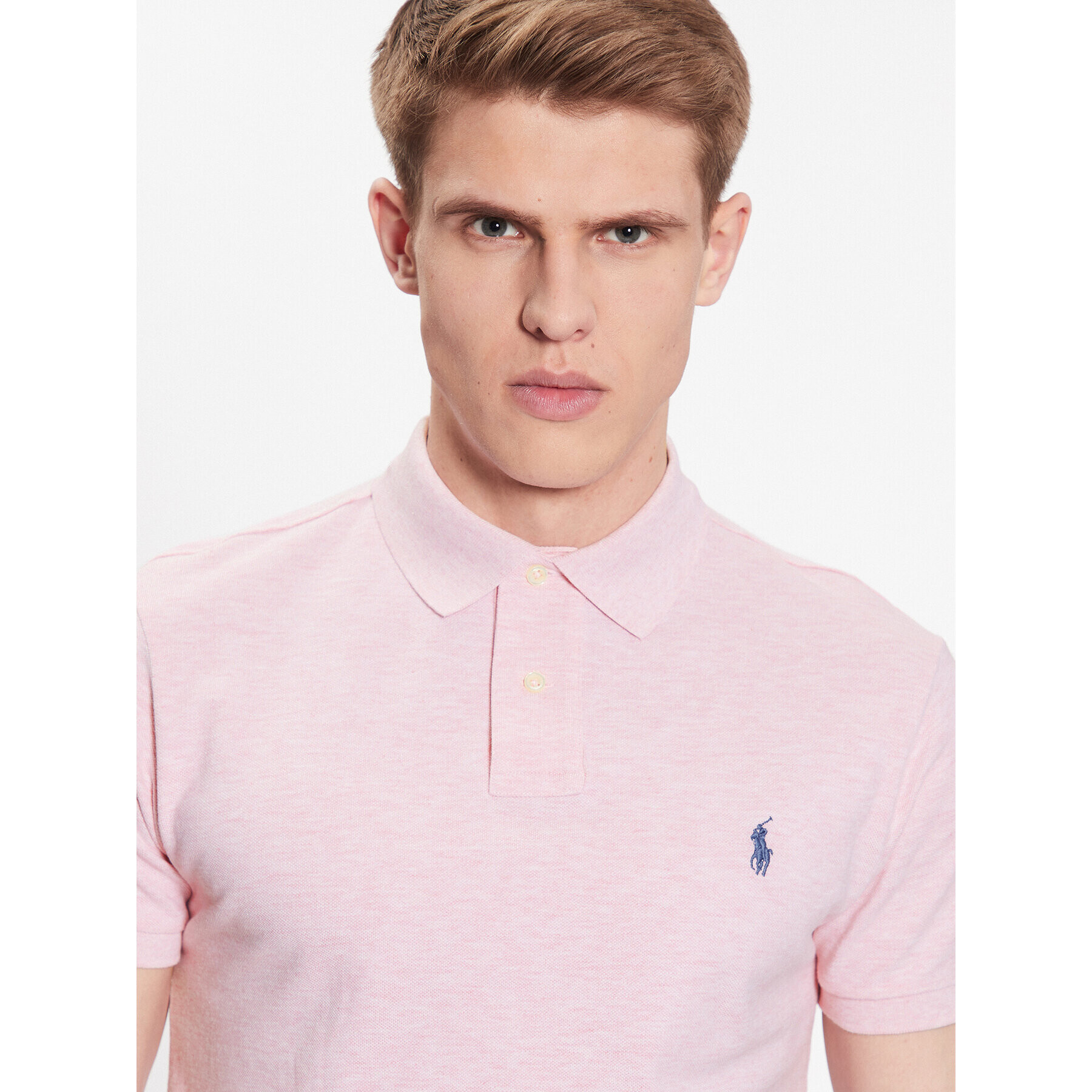 Polo Ralph Lauren Polokošile 710536856314 Růžová Slim Fit - Pepit.cz