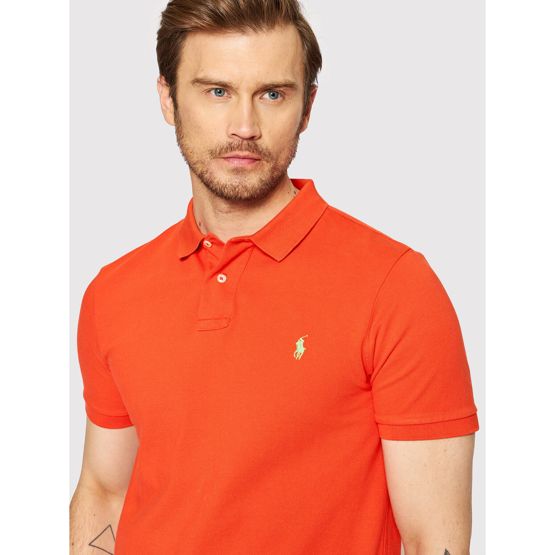 Polo Ralph Lauren Polokošile 710536856323 Červená Slim Fit - Pepit.cz