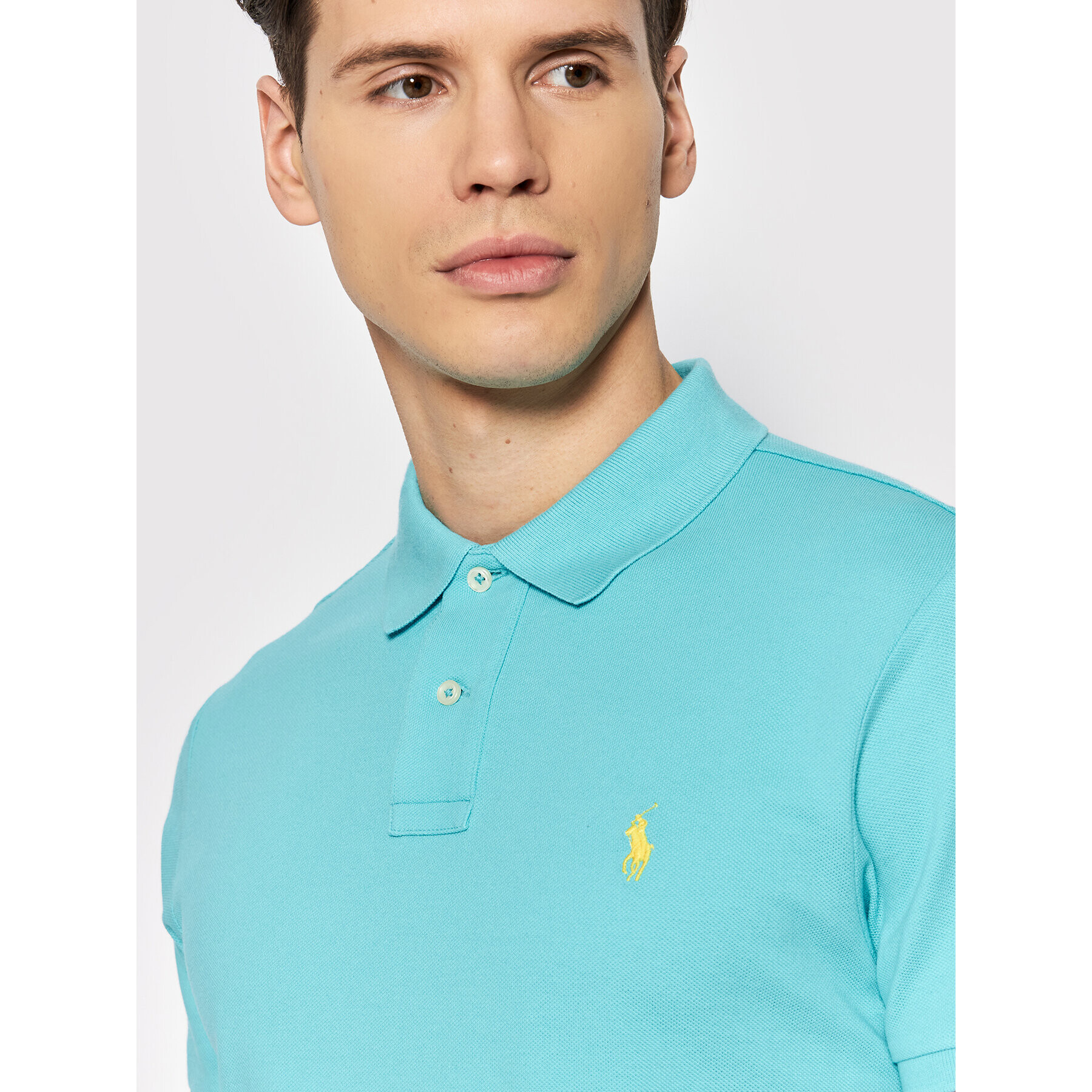 Polo Ralph Lauren Polokošile 710536856326 Modrá Slim Fit - Pepit.cz