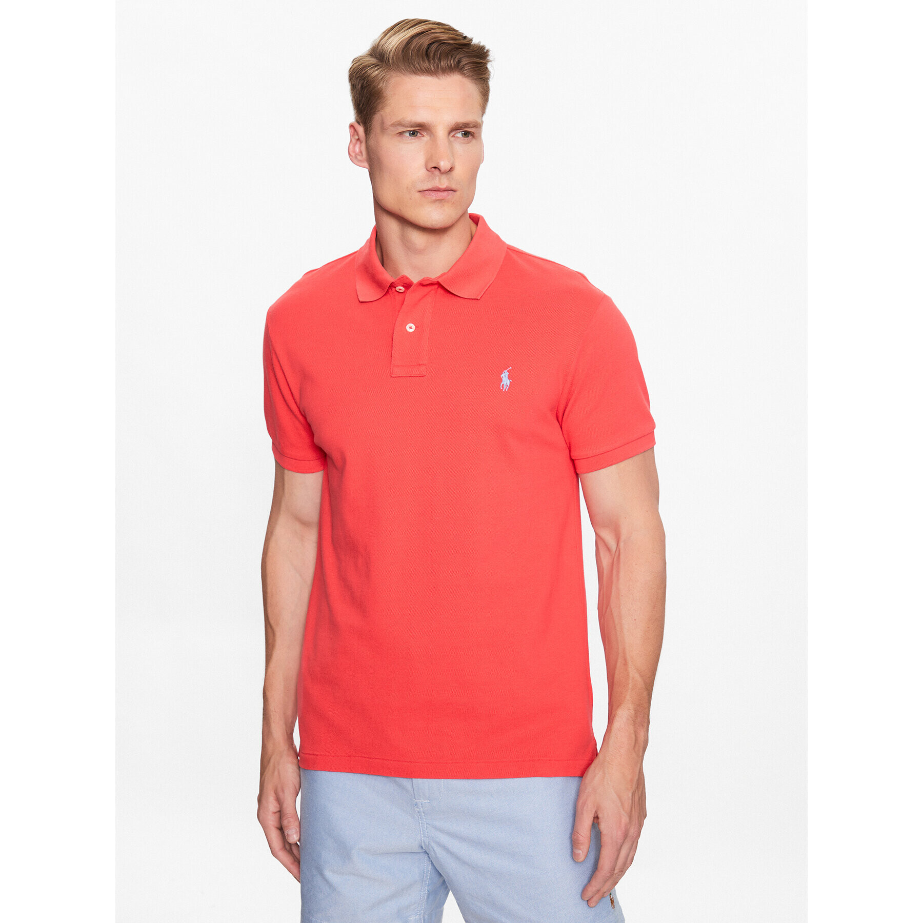 Polo Ralph Lauren Polokošile 710536856360 Červená Slim Fit - Pepit.cz