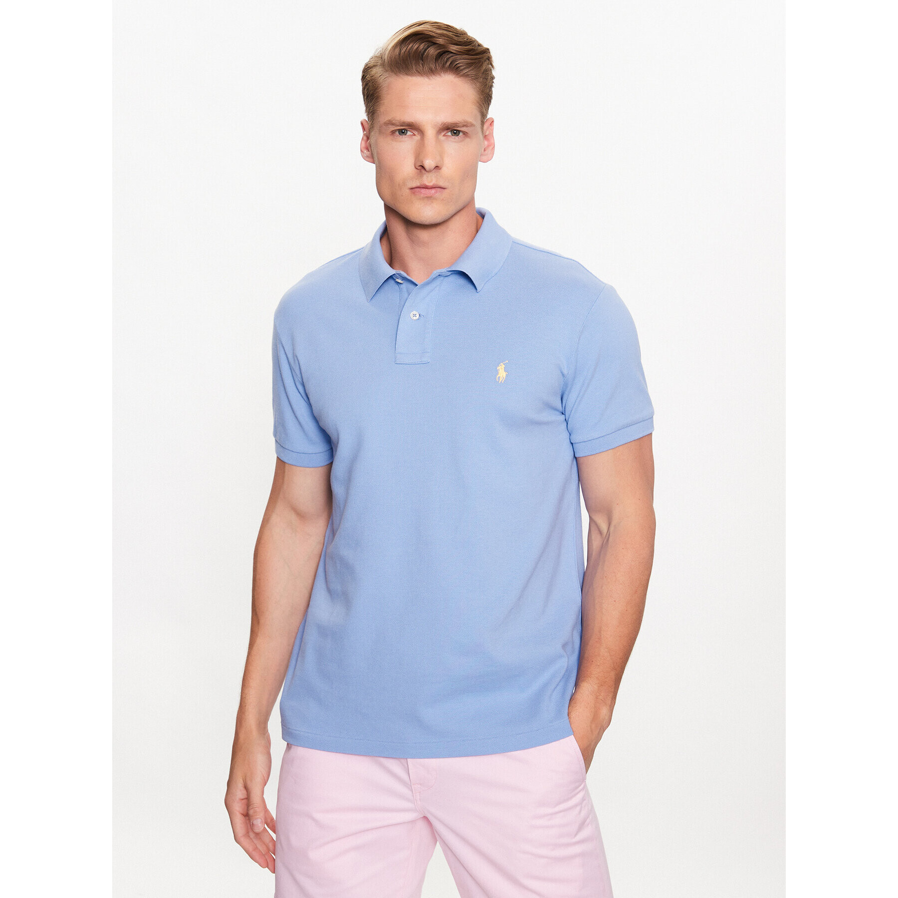 Polo Ralph Lauren Polokošile 710536856366 Modrá Slim Fit - Pepit.cz