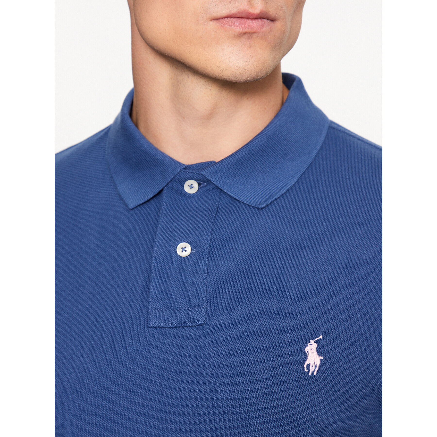 Polo Ralph Lauren Polokošile 710536856368 Tmavomodrá Slim Fit - Pepit.cz