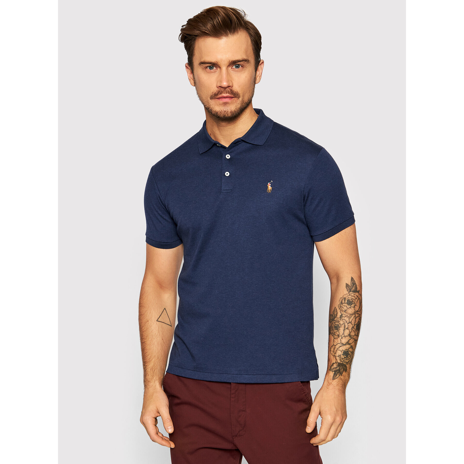 Polo Ralph Lauren Polokošile 710652578 Tmavomodrá Slim Fit - Pepit.cz