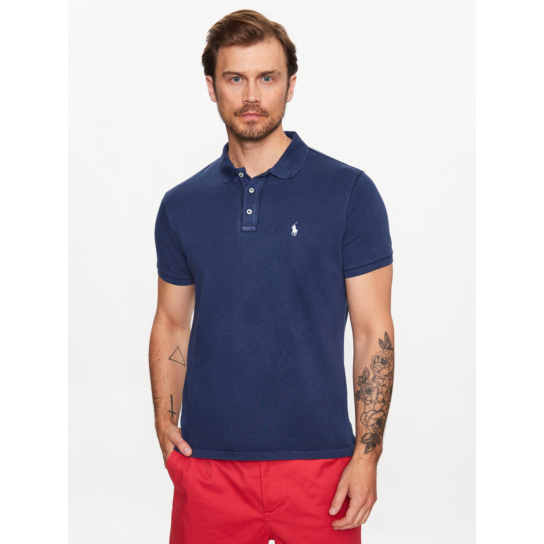 Polo Ralph Lauren Polokošile 710660897034 Tmavomodrá Regular Fit - Pepit.cz