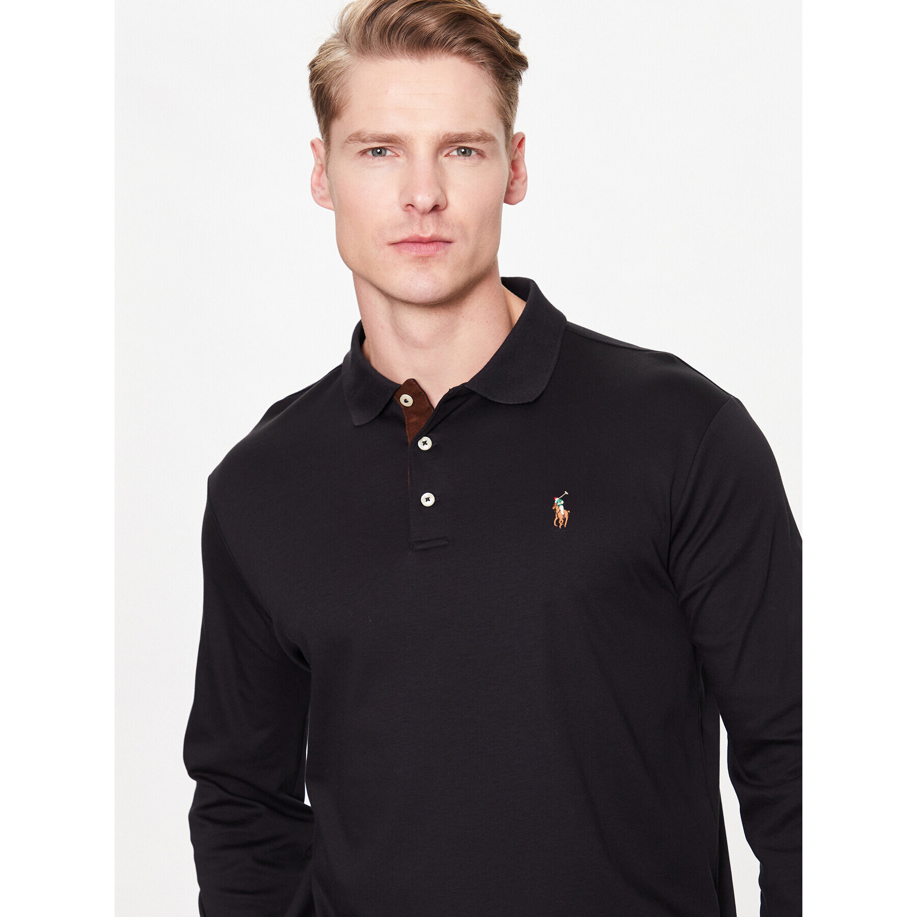 Polo Ralph Lauren Polokošile 710671785002 Černá Slim Fit - Pepit.cz