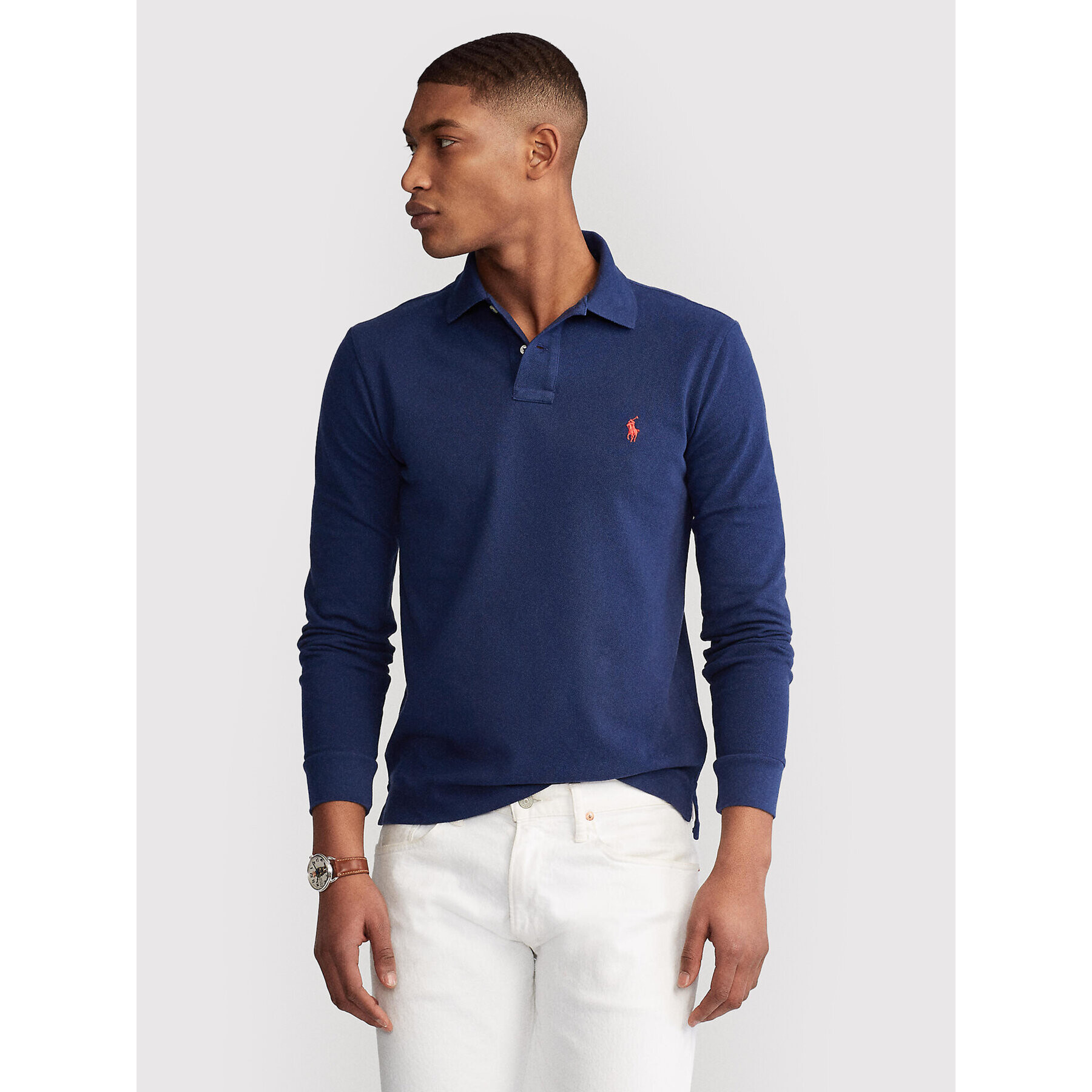 Polo Ralph Lauren Polokošile 710681126038 Tmavomodrá Slim Fit - Pepit.cz