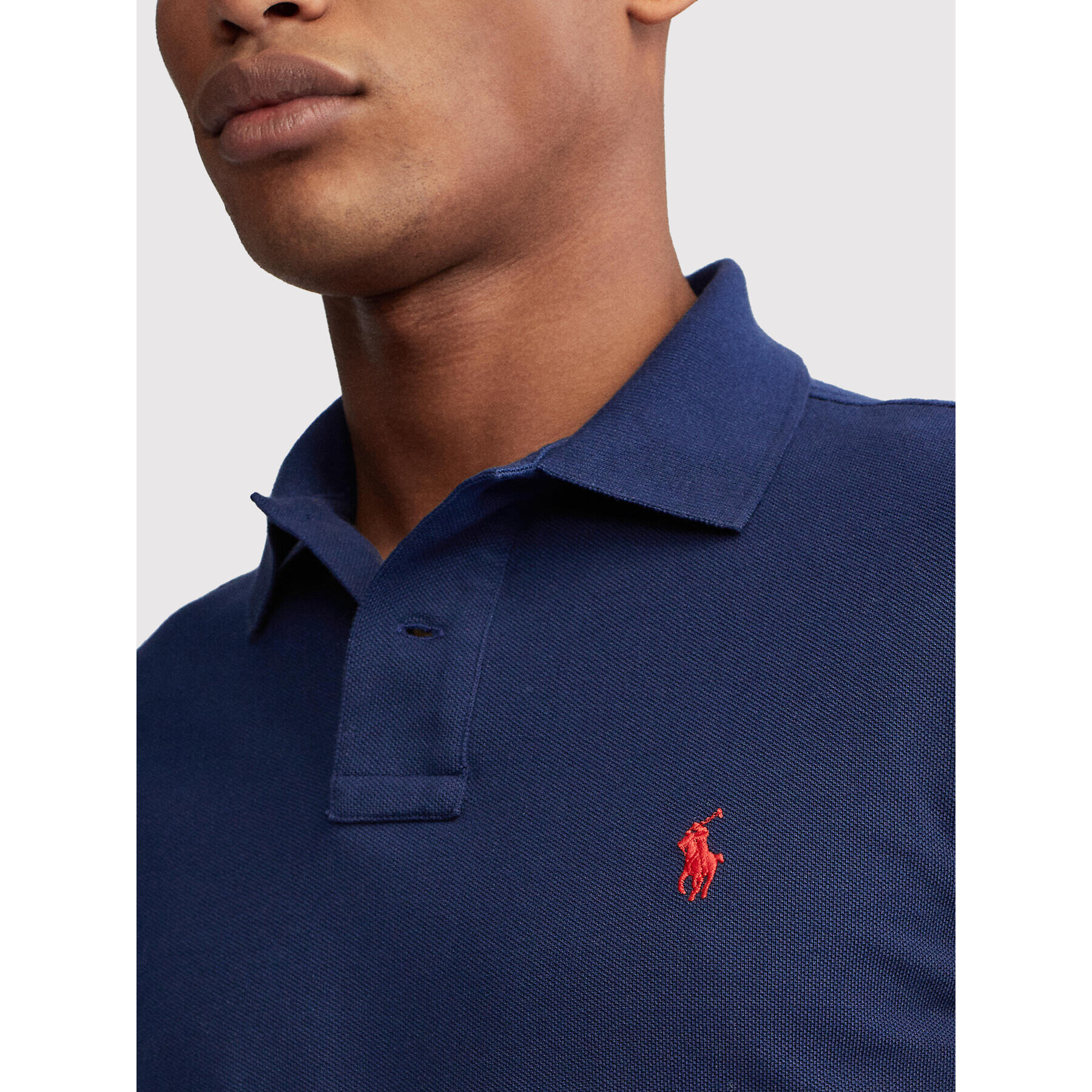 Polo Ralph Lauren Polokošile 710681126038 Tmavomodrá Slim Fit - Pepit.cz