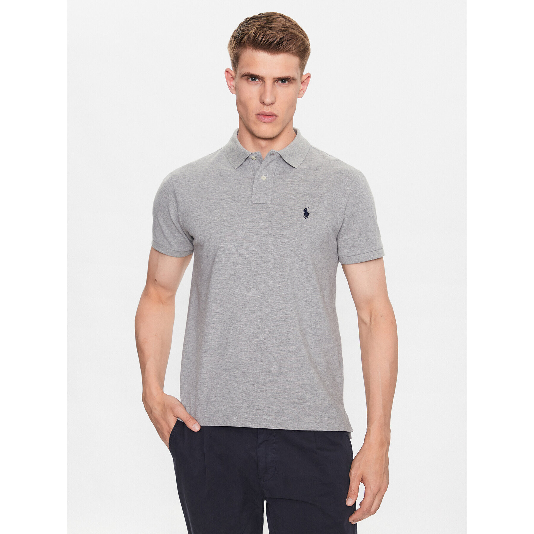 Polo Ralph Lauren Polokošile 710795080005 Šedá Regular Fit - Pepit.cz