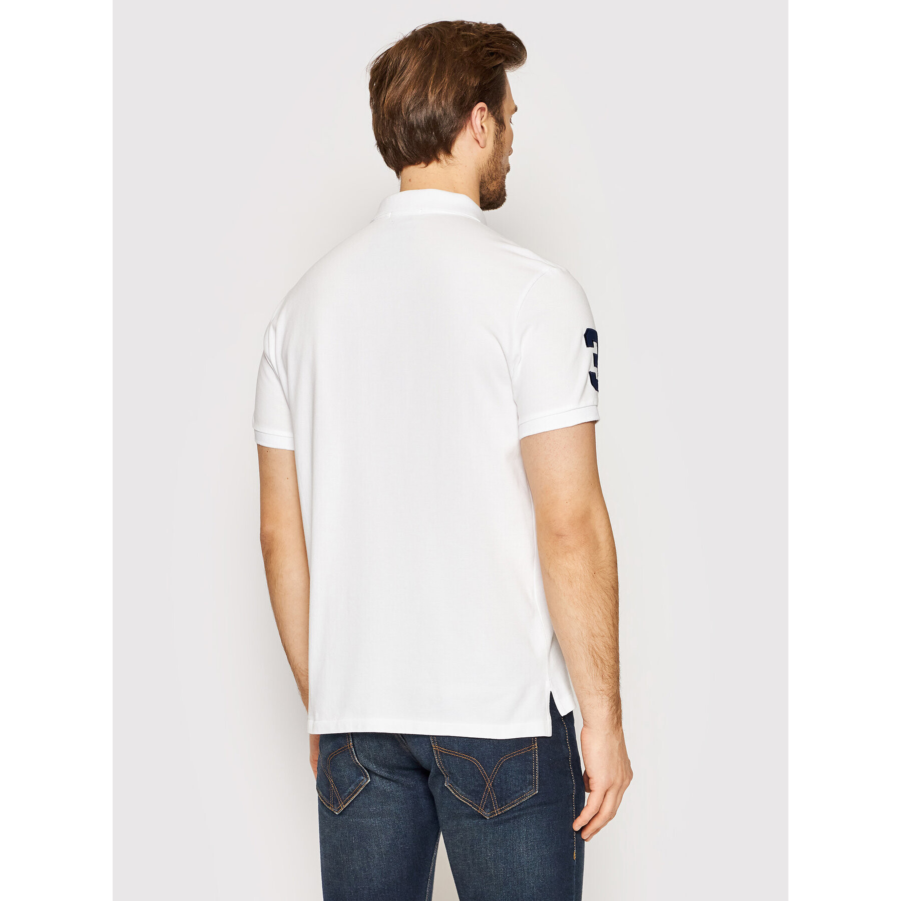 Polo Ralph Lauren Polokošile 710814437002 Bílá Custom Fit - Pepit.cz