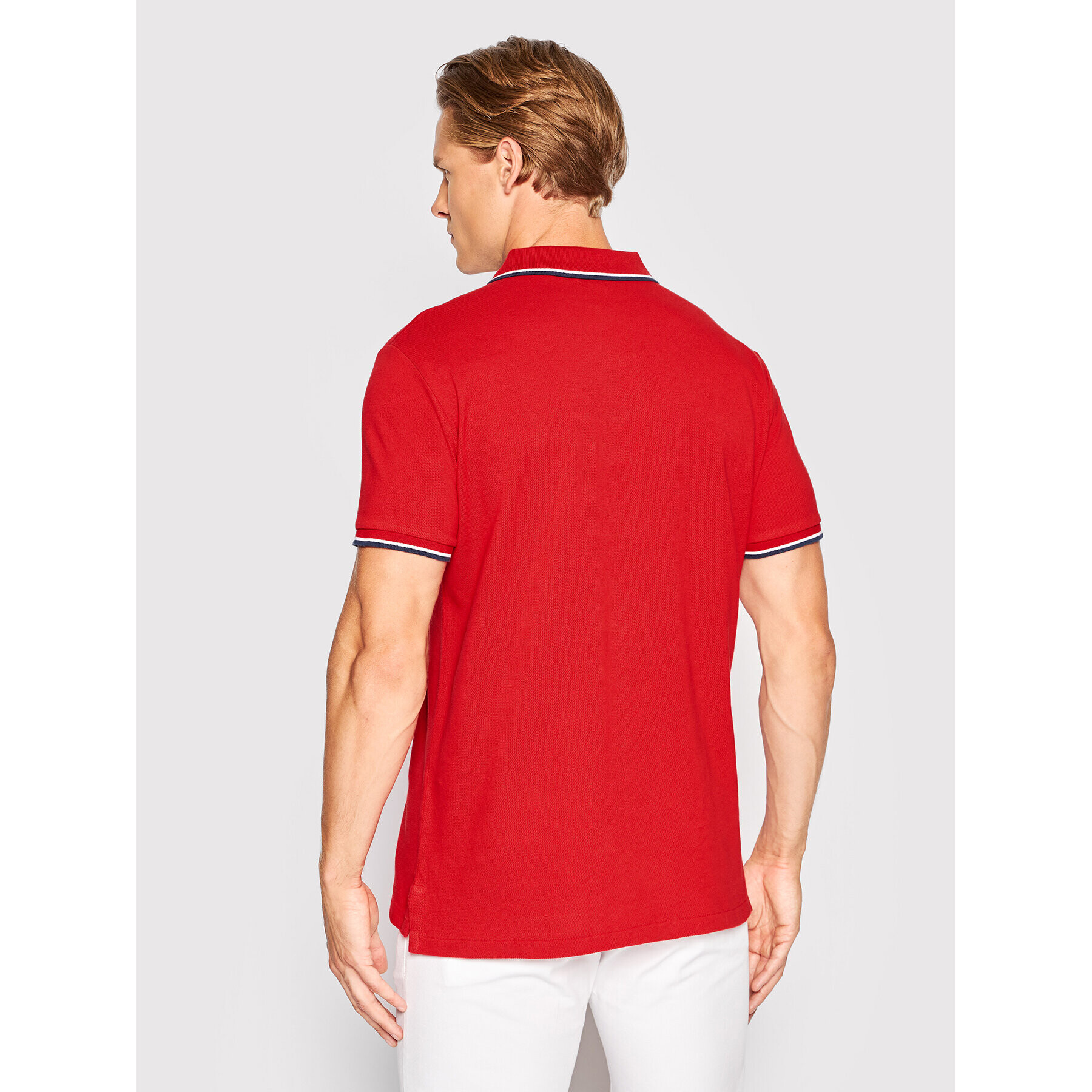 Polo Ralph Lauren Polokošile 710842621004 Červená Custom Slim Fit - Pepit.cz