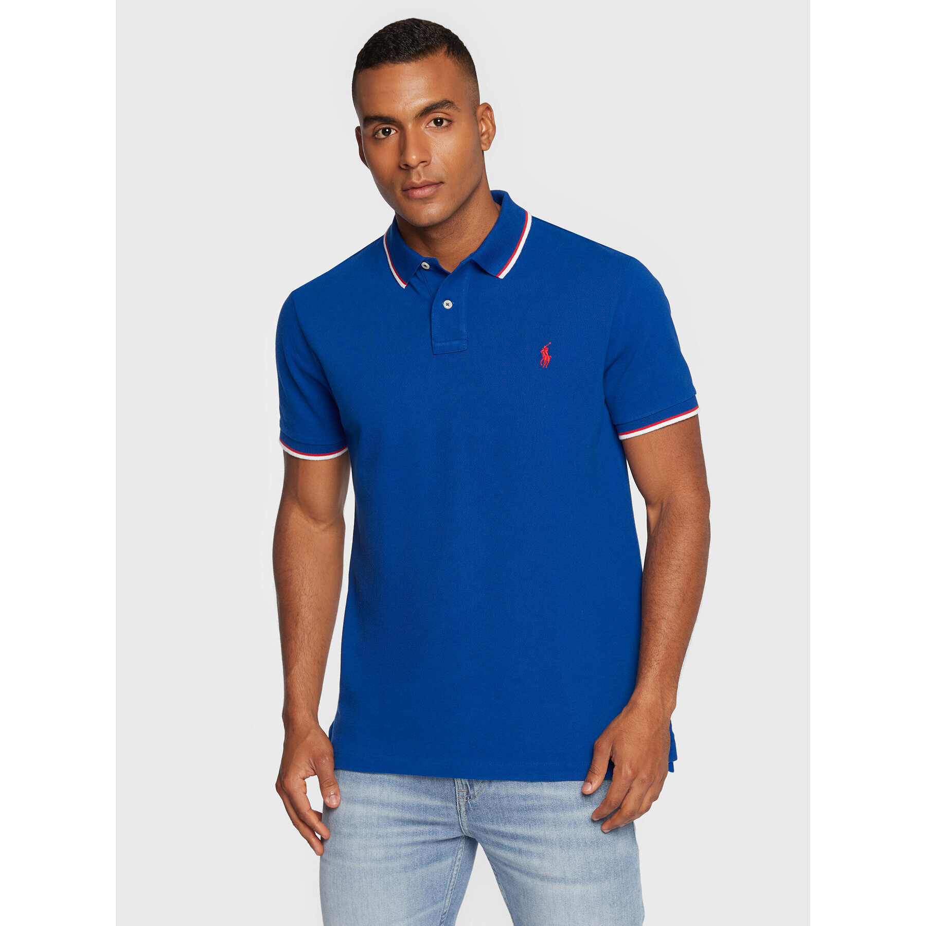 Polo Ralph Lauren Polokošile 710842621005 Modrá Slim Fit - Pepit.cz