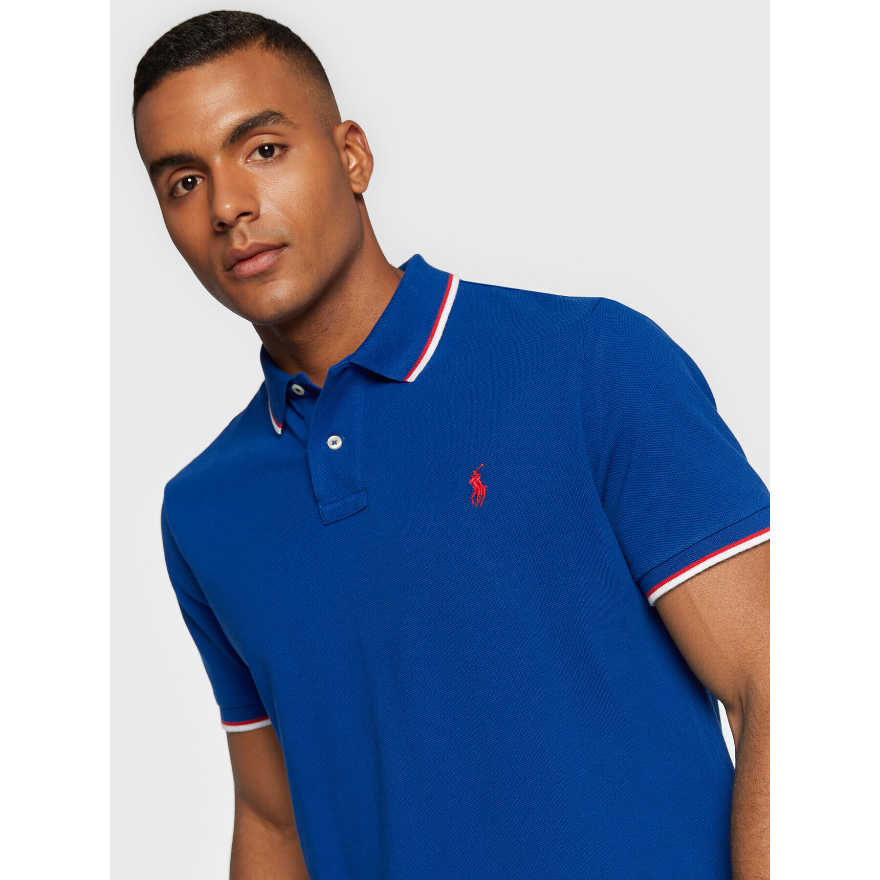 Polo Ralph Lauren Polokošile 710842621005 Modrá Slim Fit - Pepit.cz