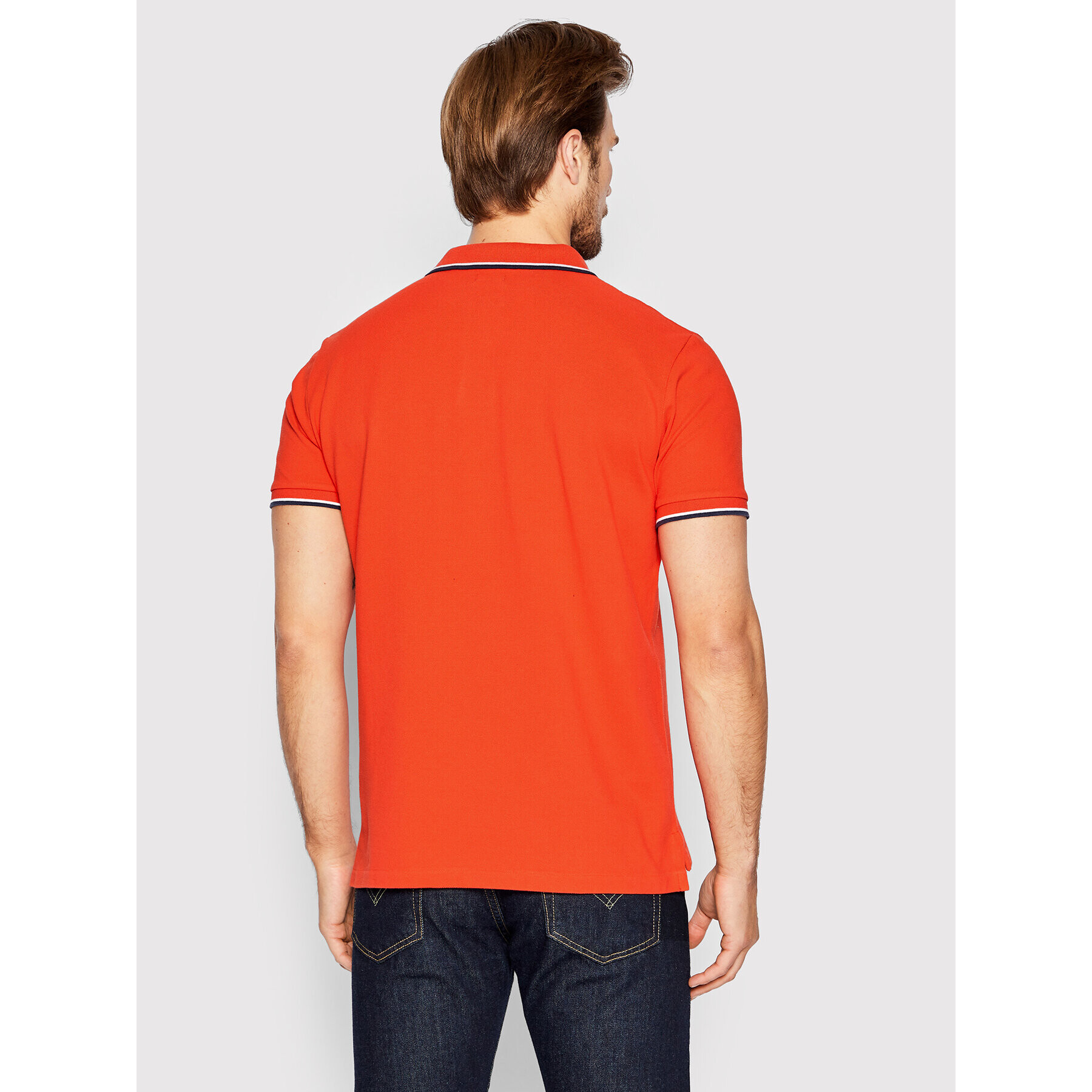 Polo Ralph Lauren Polokošile 710842621016 Červená Custom Slim Fit - Pepit.cz