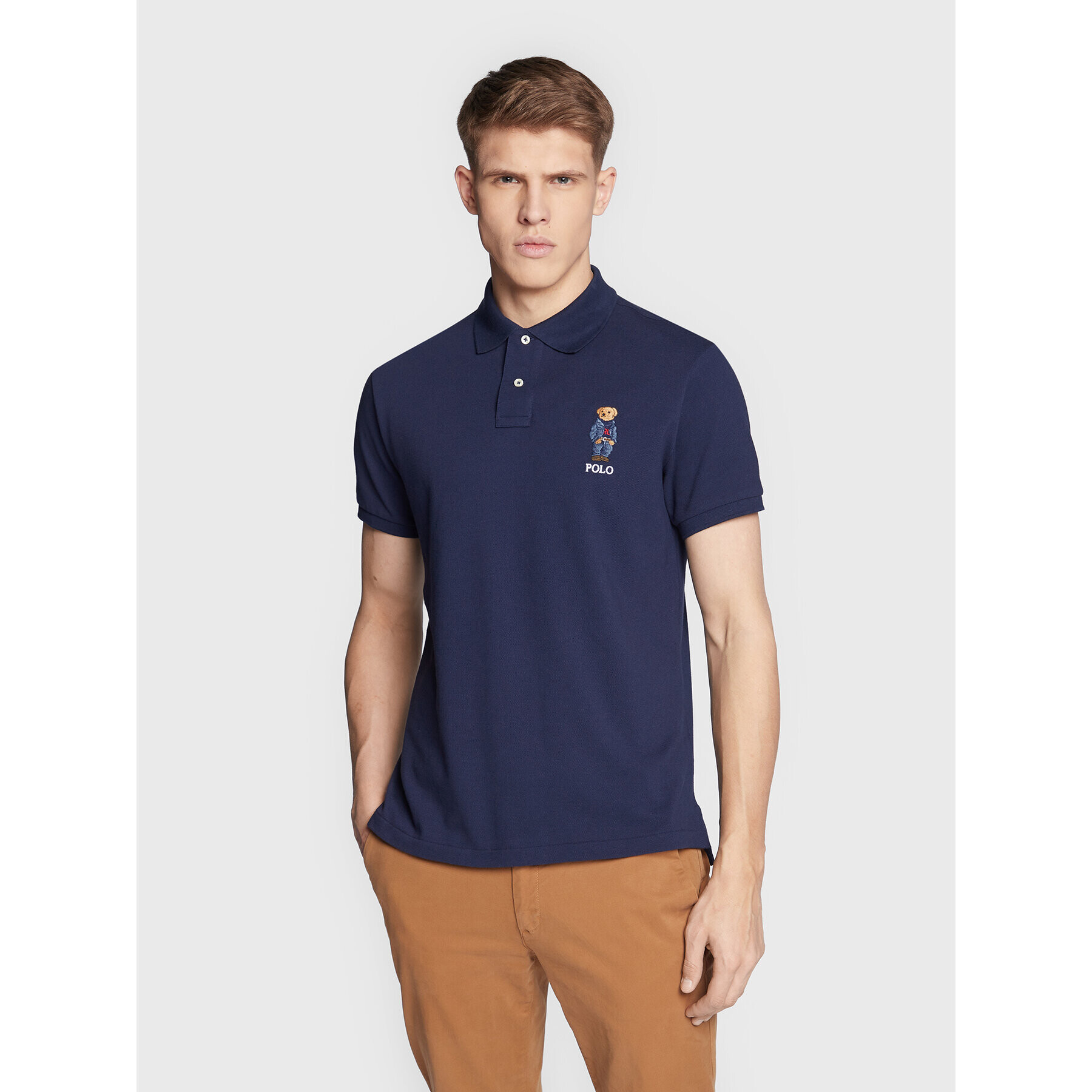 Polo Ralph Lauren Polokošile 710853312 Tmavomodrá Slim Fit - Pepit.cz