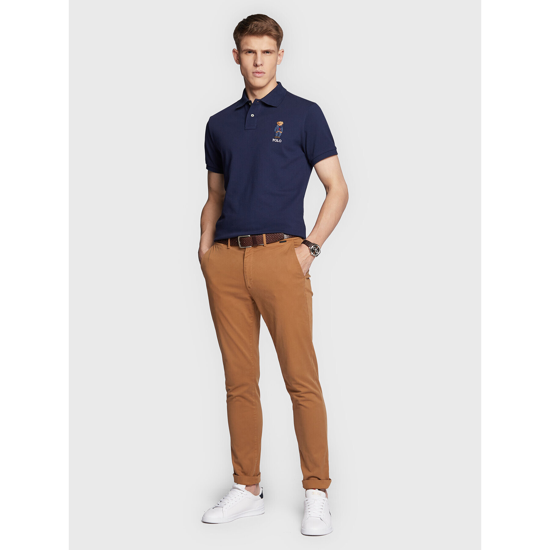 Polo Ralph Lauren Polokošile 710853312 Tmavomodrá Slim Fit - Pepit.cz