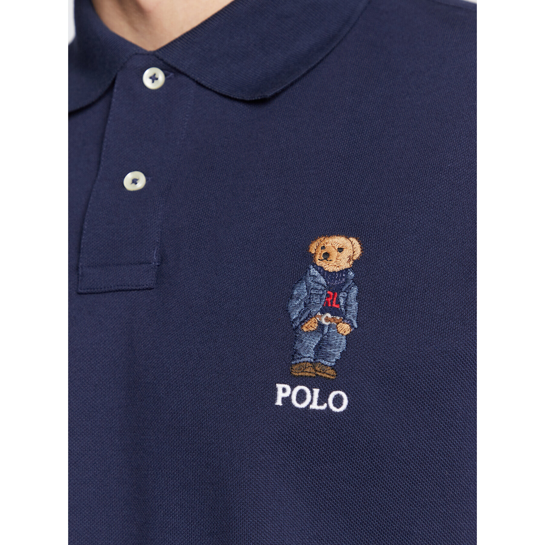 Polo Ralph Lauren Polokošile 710853312 Tmavomodrá Slim Fit - Pepit.cz