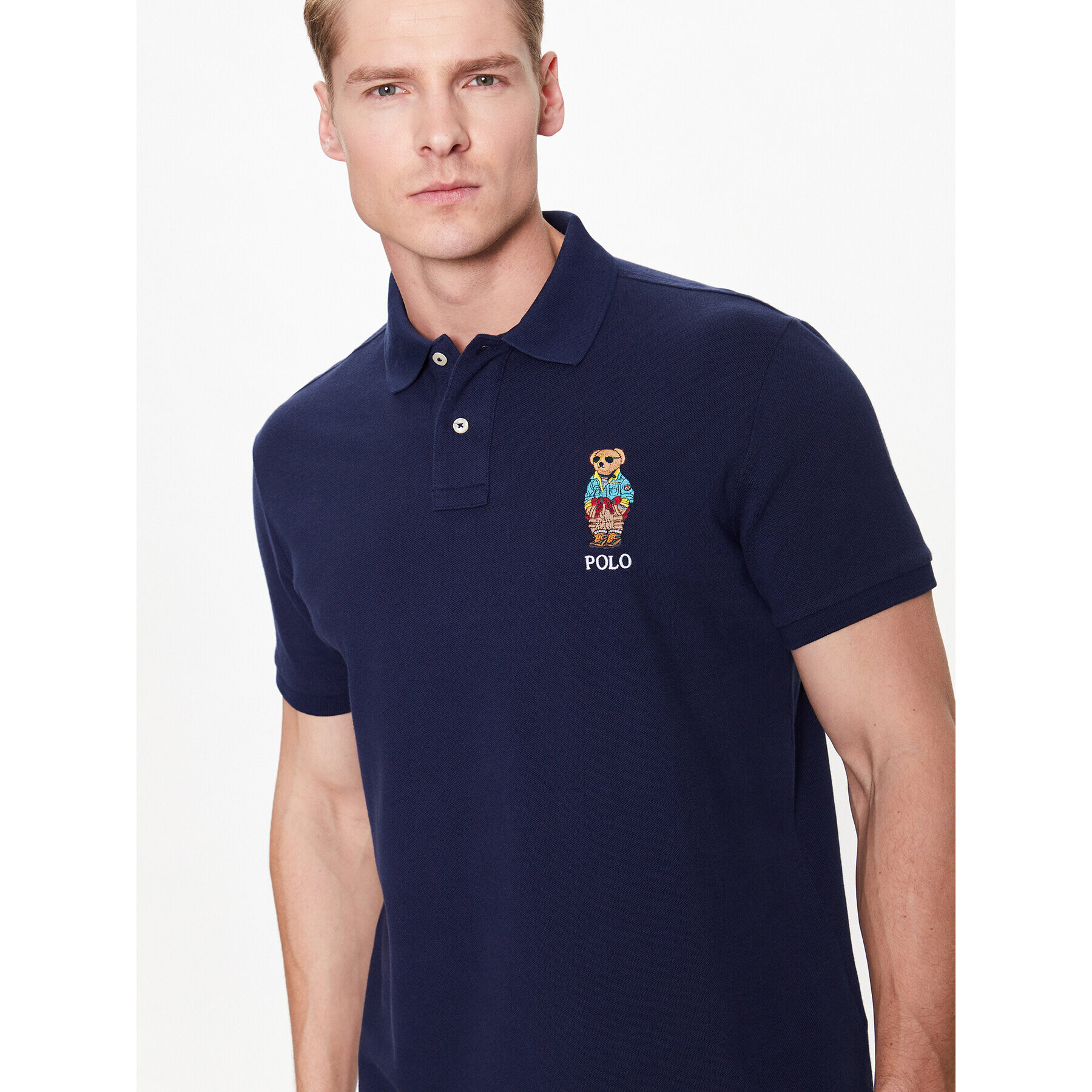 Polo Ralph Lauren Polokošile 710853312019 Tmavomodrá Slim Fit - Pepit.cz