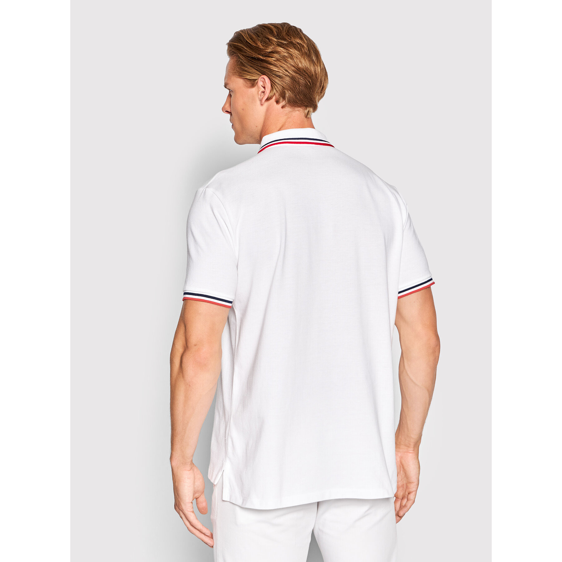 Polo Ralph Lauren Polokošile 710863211003 Bílá Custom Slim Fit - Pepit.cz