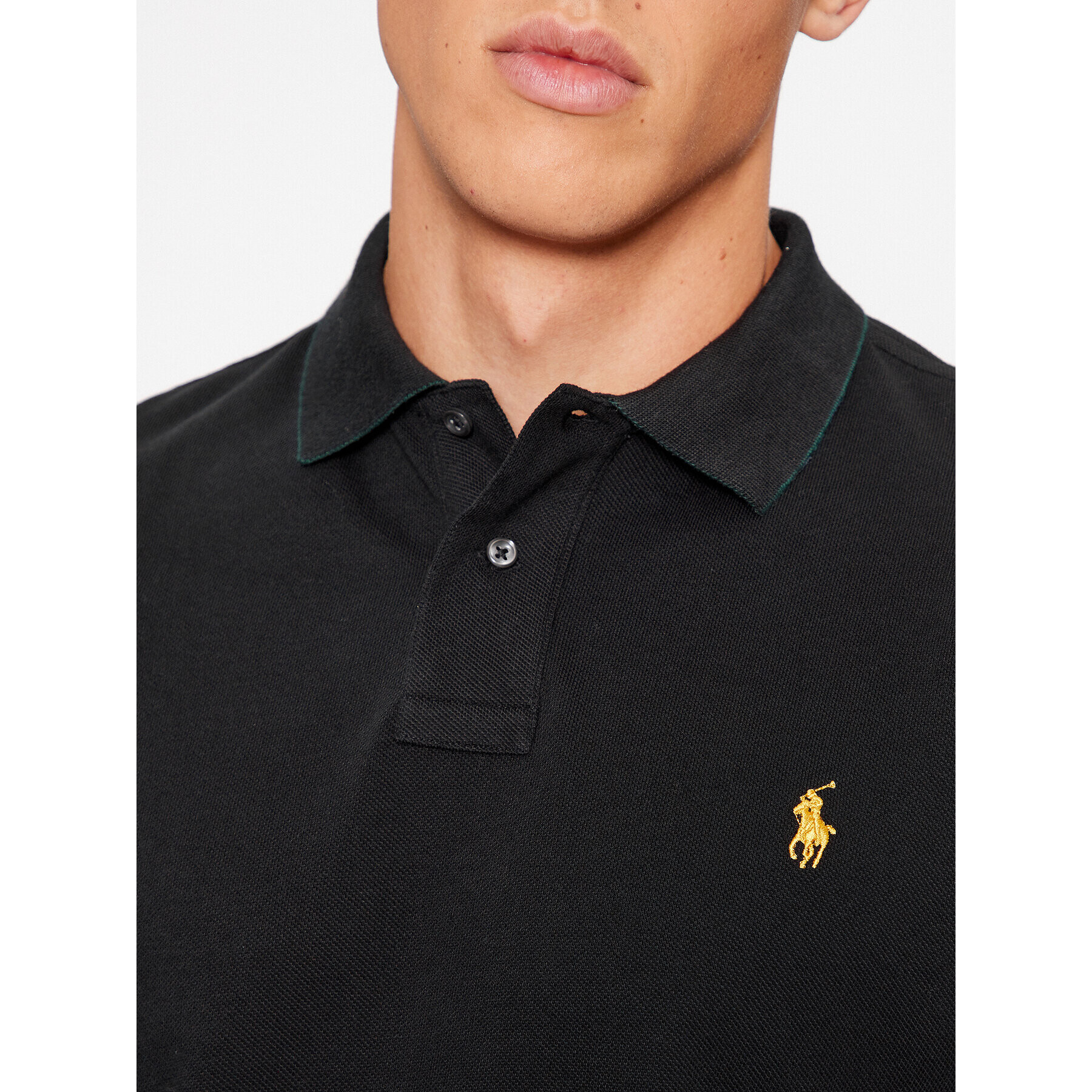 Polo Ralph Lauren Polokošile 710880327001 Černá Custom Fit - Pepit.cz