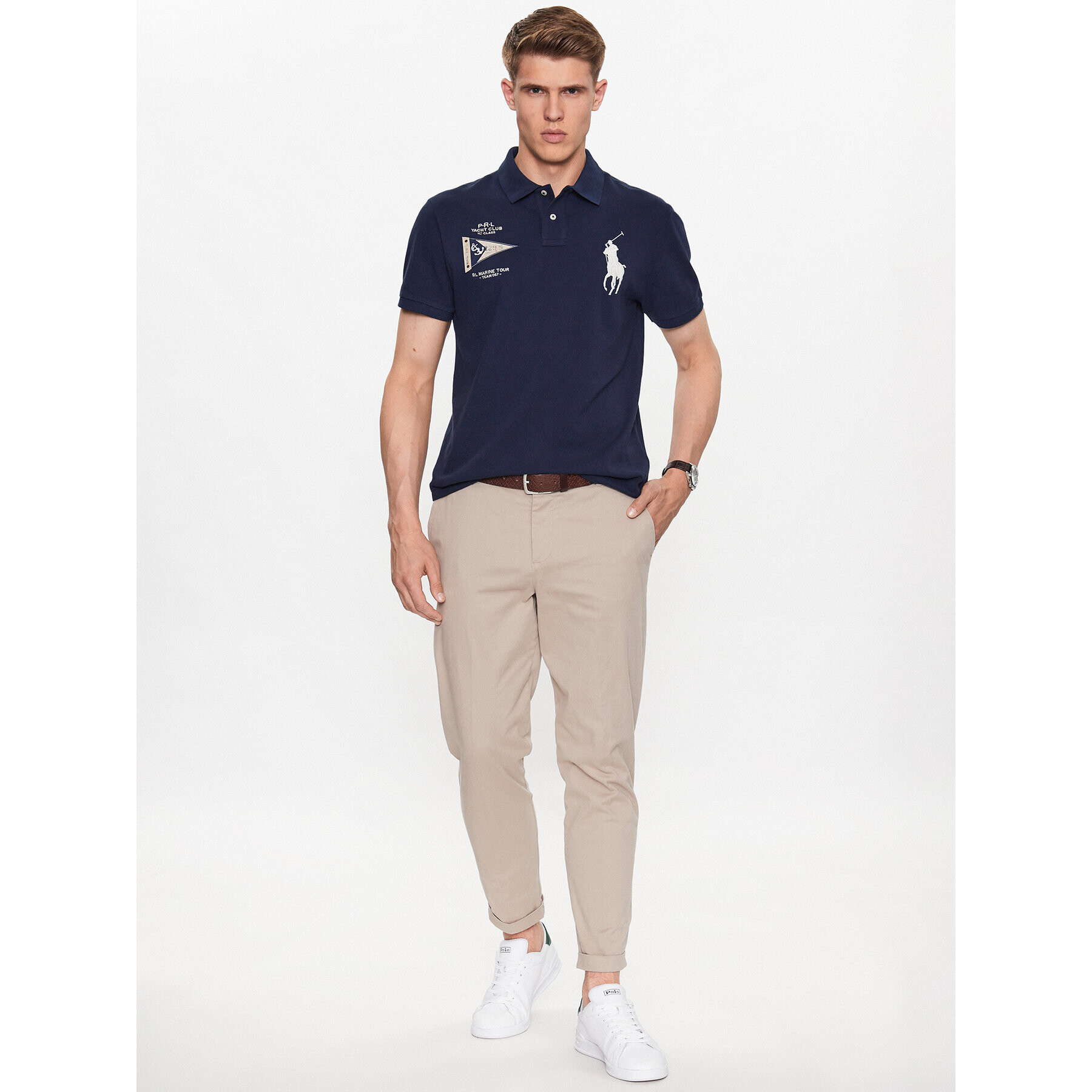 Polo Ralph Lauren Polokošile 710910565001 Tmavomodrá Regular Fit - Pepit.cz