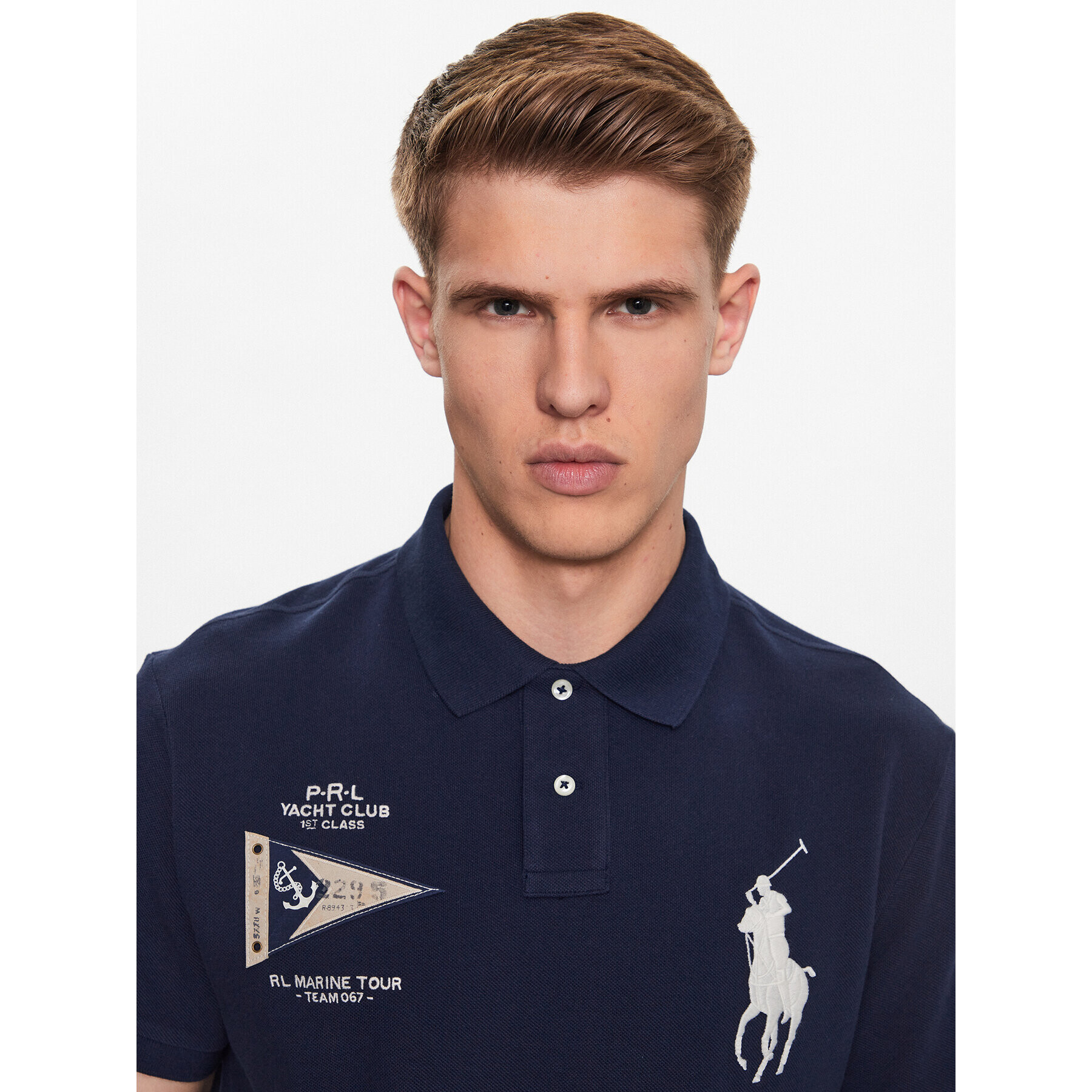 Polo Ralph Lauren Polokošile 710910565001 Tmavomodrá Regular Fit - Pepit.cz