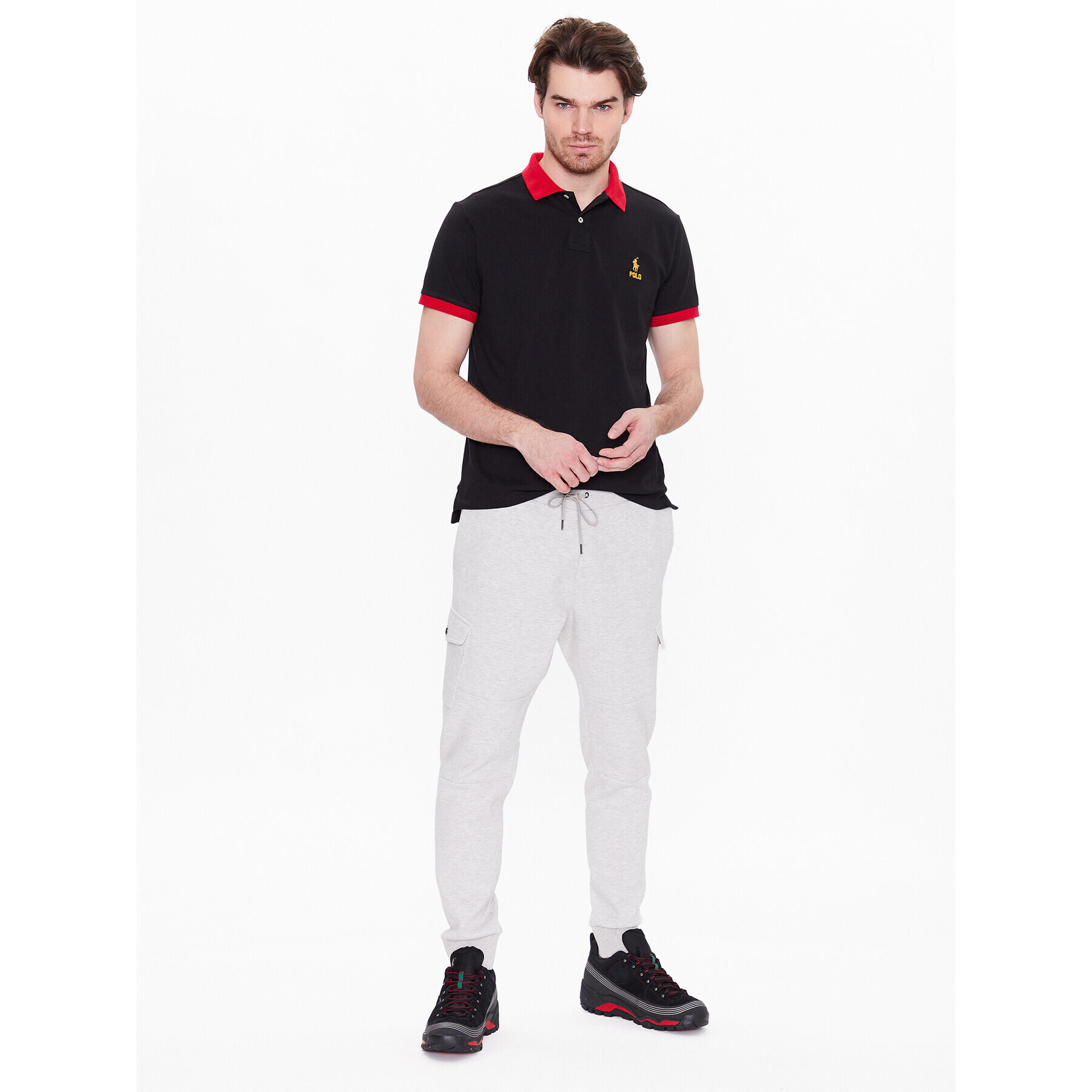 Polo Ralph Lauren Polokošile 710913593001 Černá Slim Fit - Pepit.cz