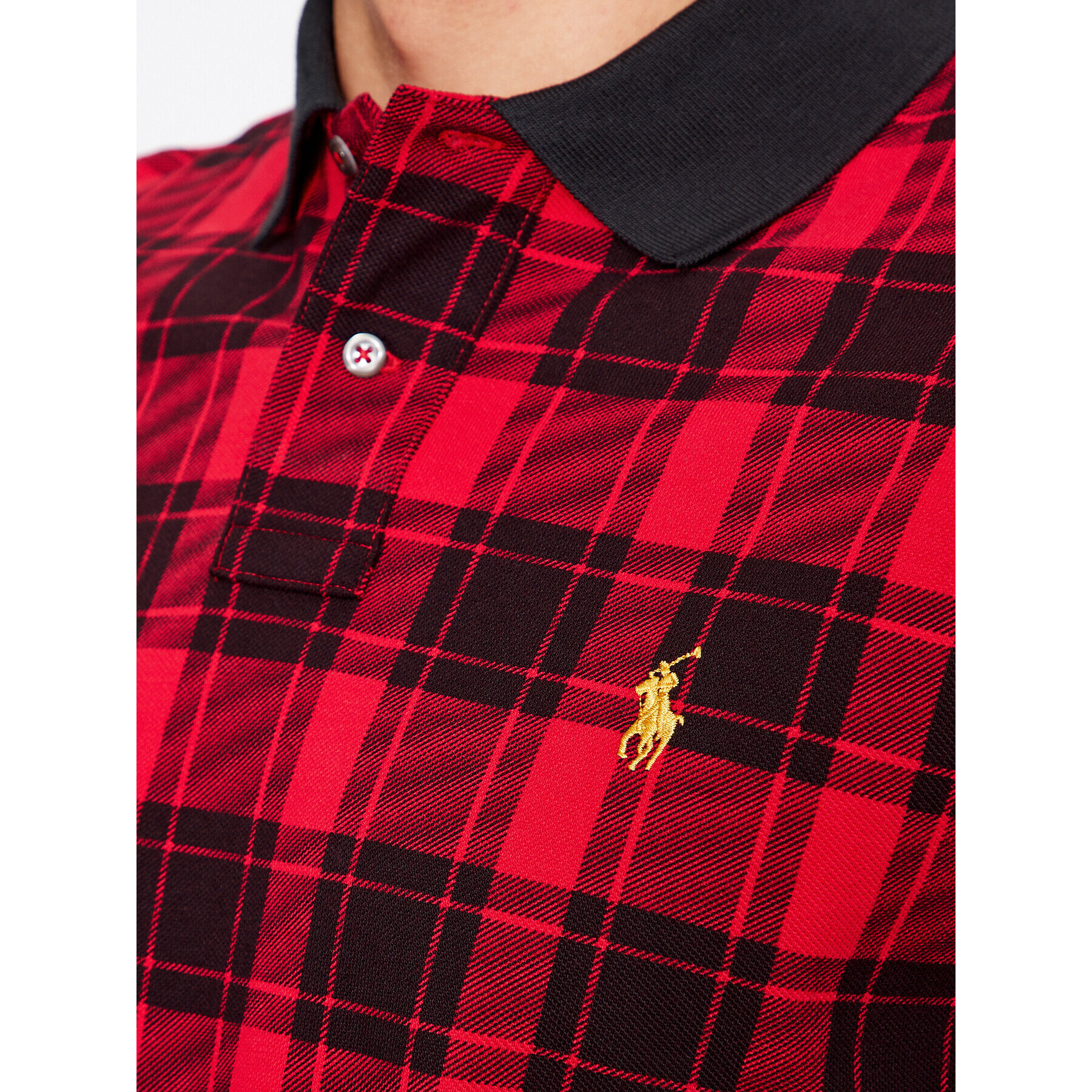 Polo Ralph Lauren Polokošile 710920184001 Červená Regular Fit - Pepit.cz