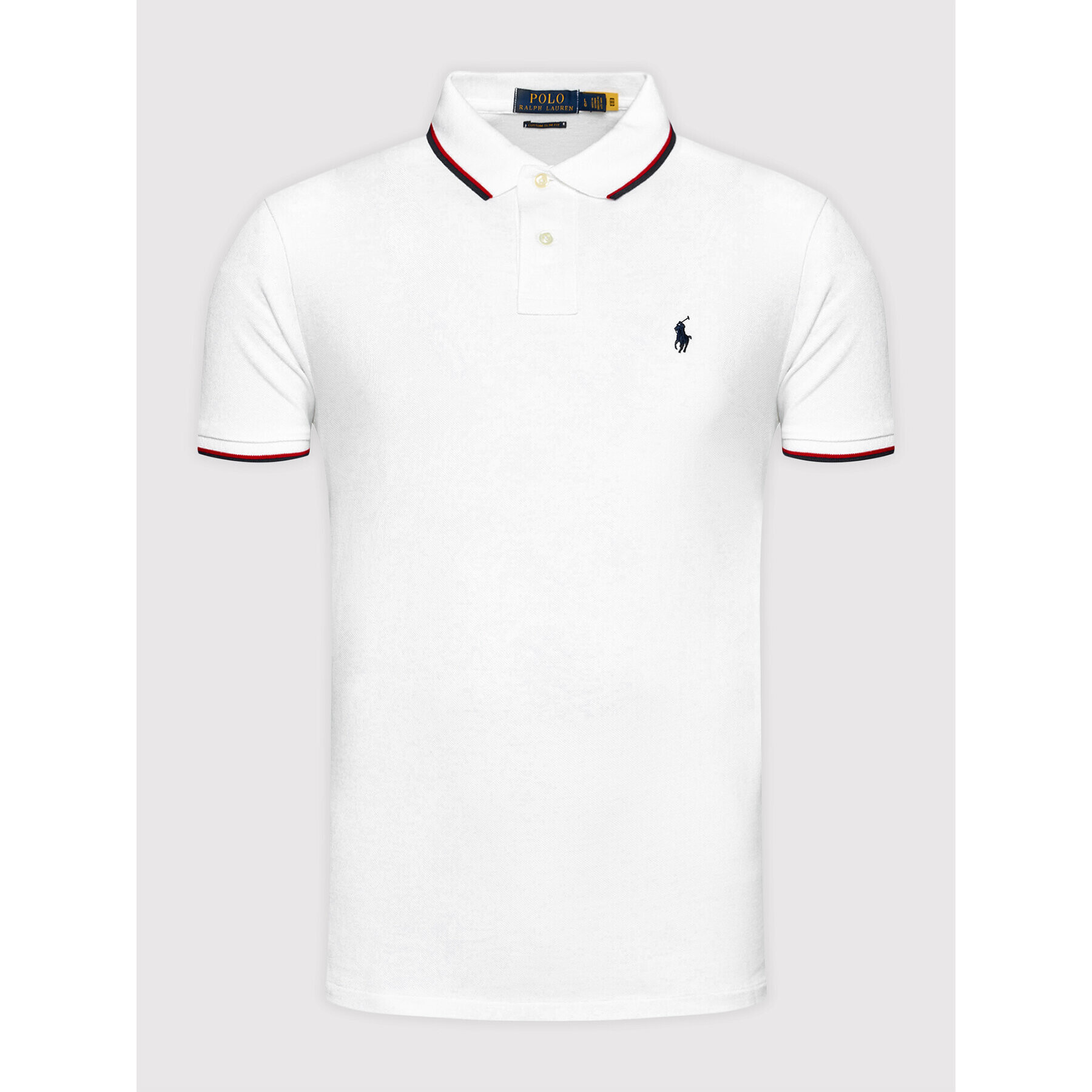 Polo Ralph Lauren Polokošile Classics 710842621002 Bílá Slim Fit - Pepit.cz