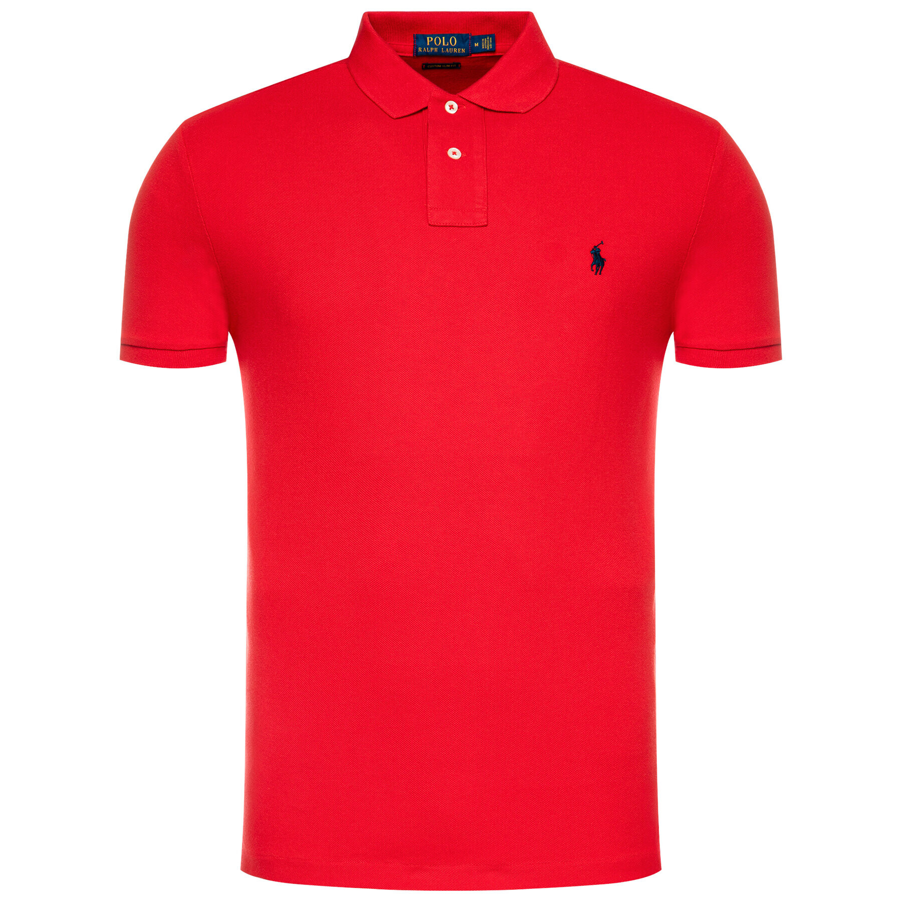 Polo Ralph Lauren Polokošile Core Replen 710666998 Červená Custom Slim Fit - Pepit.cz